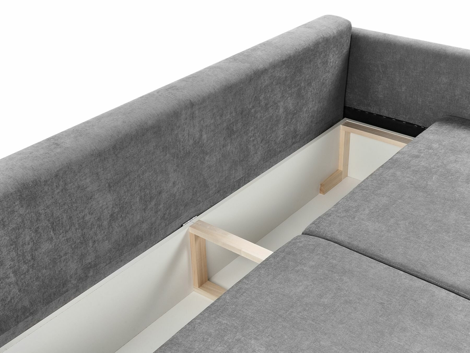 Dīvāns gulta Berwyn 2465 (Pelēks)