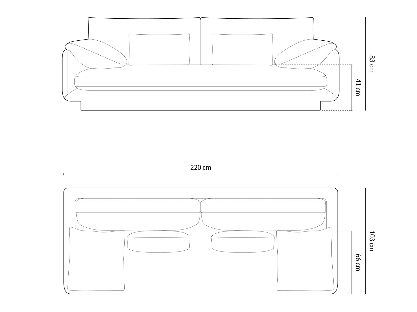 Диван Vernovu 100 (Casino Sand)