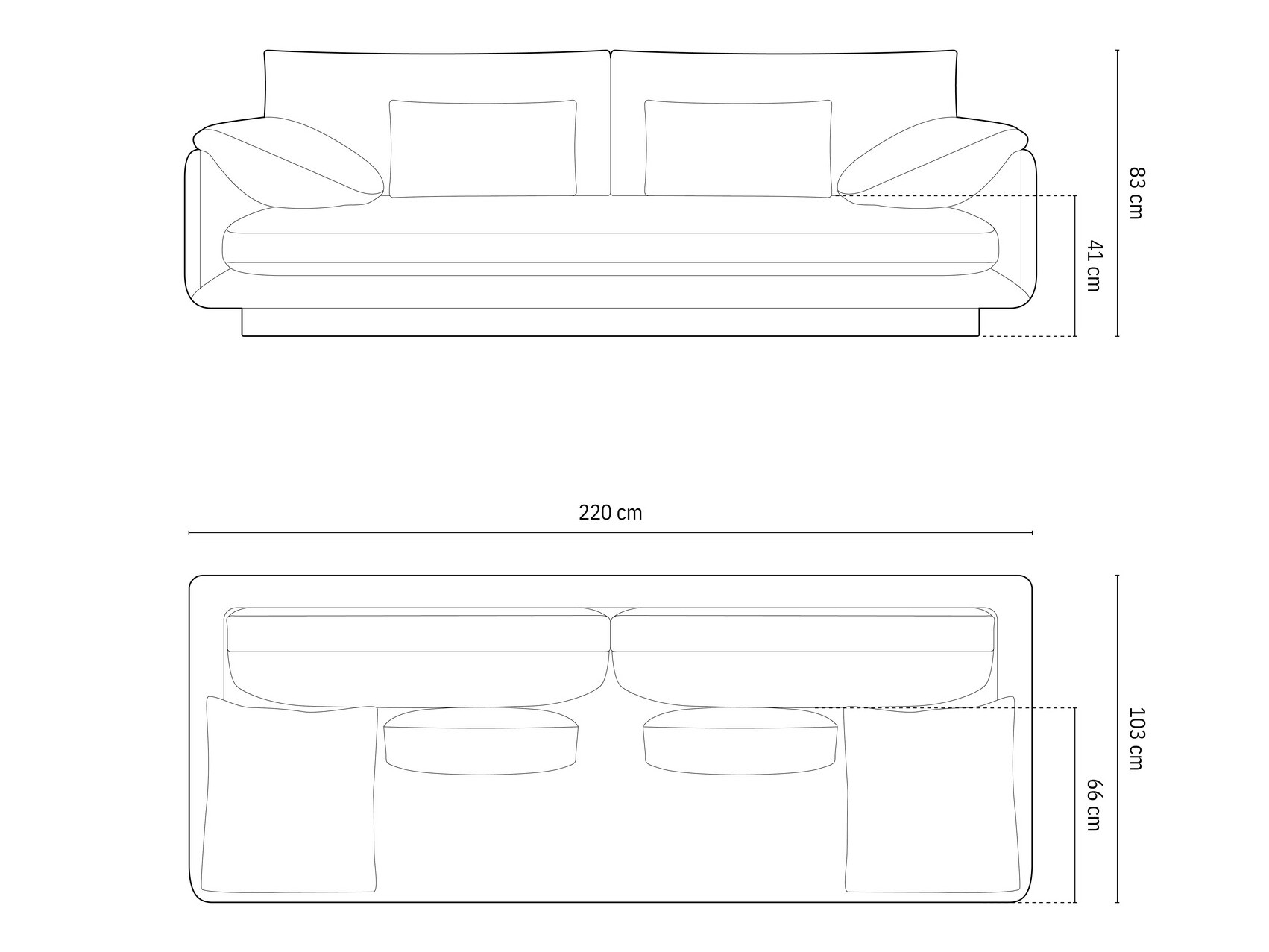 Dīvāns Vernovu 100 (Casino Ash)