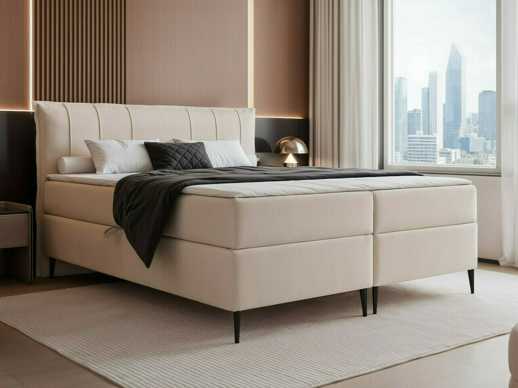 Континентальная кровать Martinez 105 (Magic Velvet 2256)