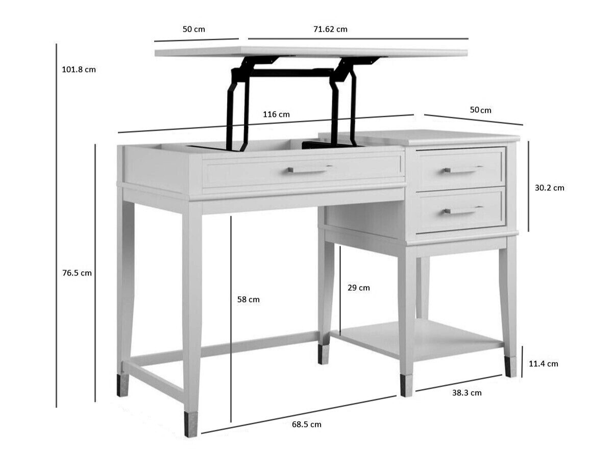Rakstāmgalds CosmoLiving by Cosmopolitan Belromu 102 (Gaiši zaļa)
