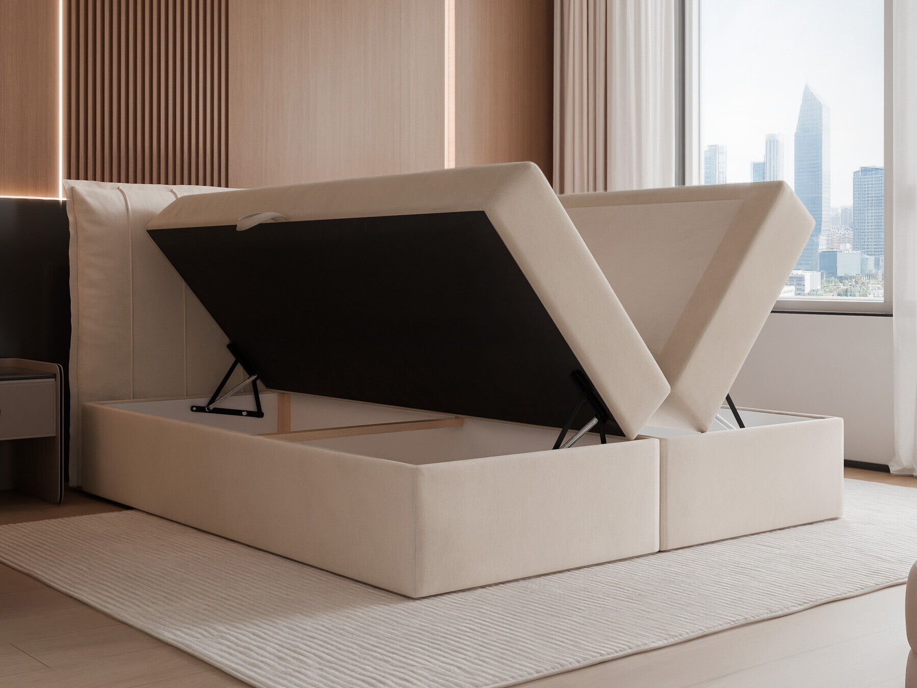 Kontinentālā gulta Martinez 107 (Magic Velvet 2225)