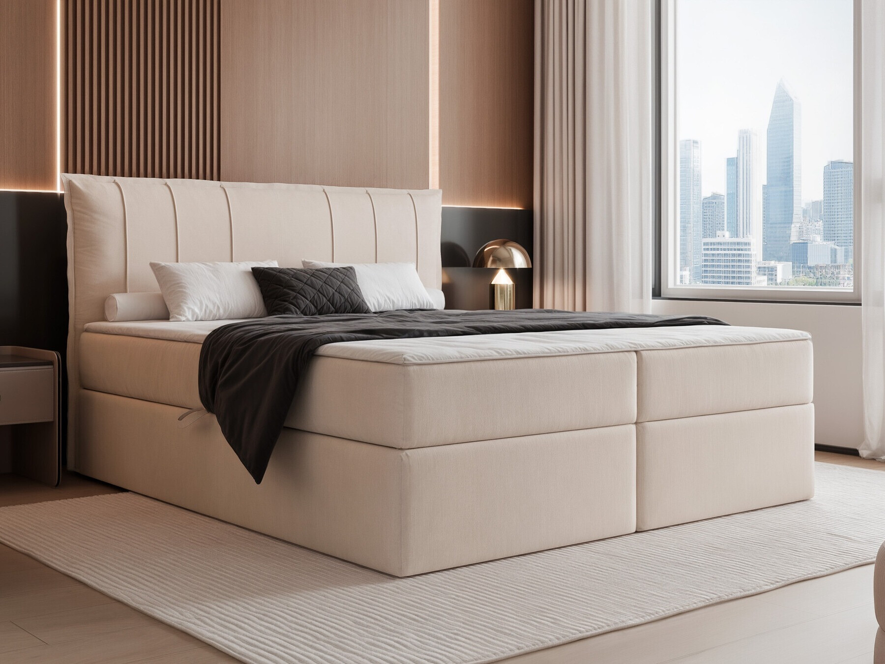 Континентальная кровать Martinez 107 (Magic Velvet 2256)