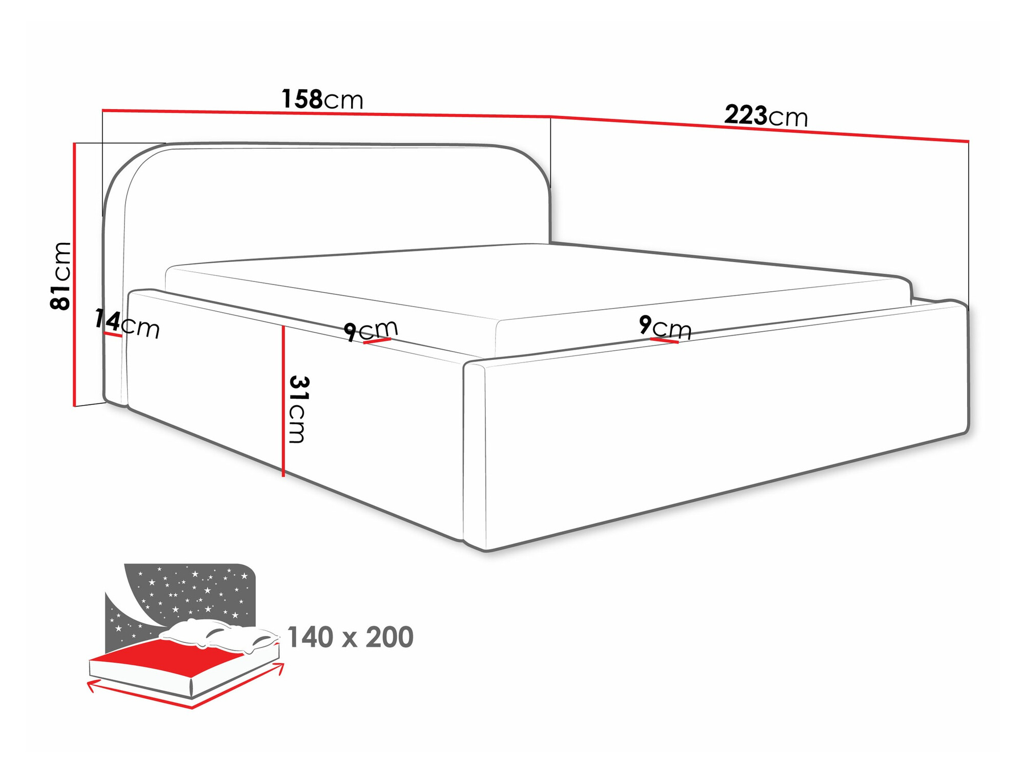Кровать Comfivo 409 (Abriamo 14)