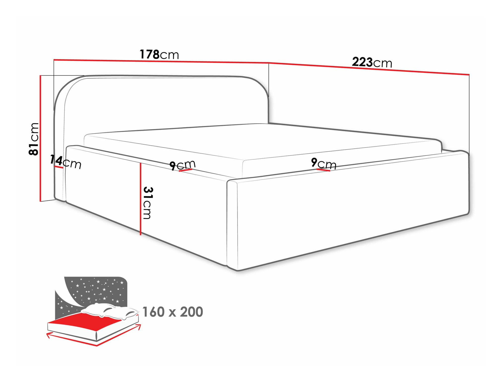 Кровать Comfivo 409 (Abriamo 3)