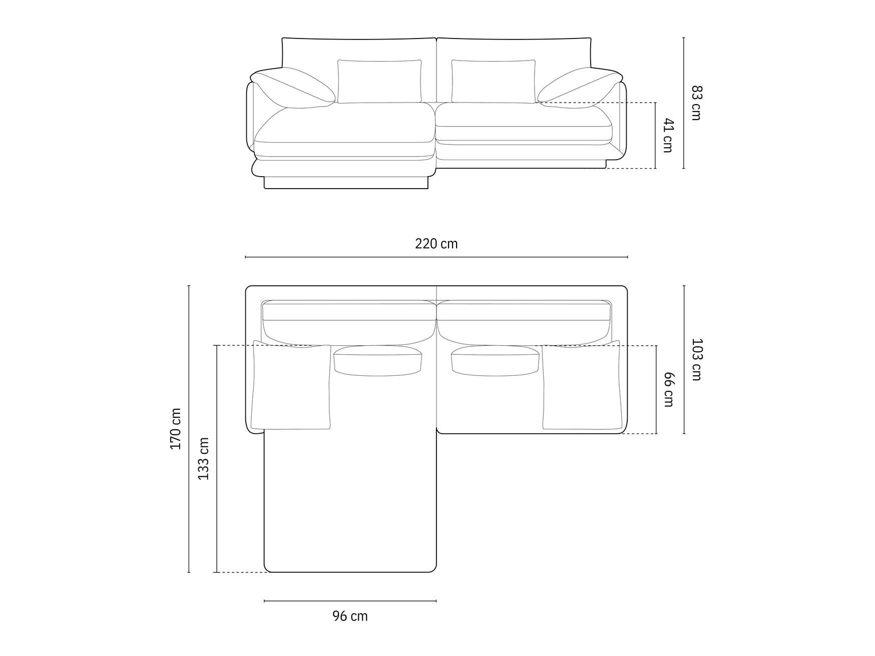 Stūra dīvāns Vernovu 103 (Wind 05)
