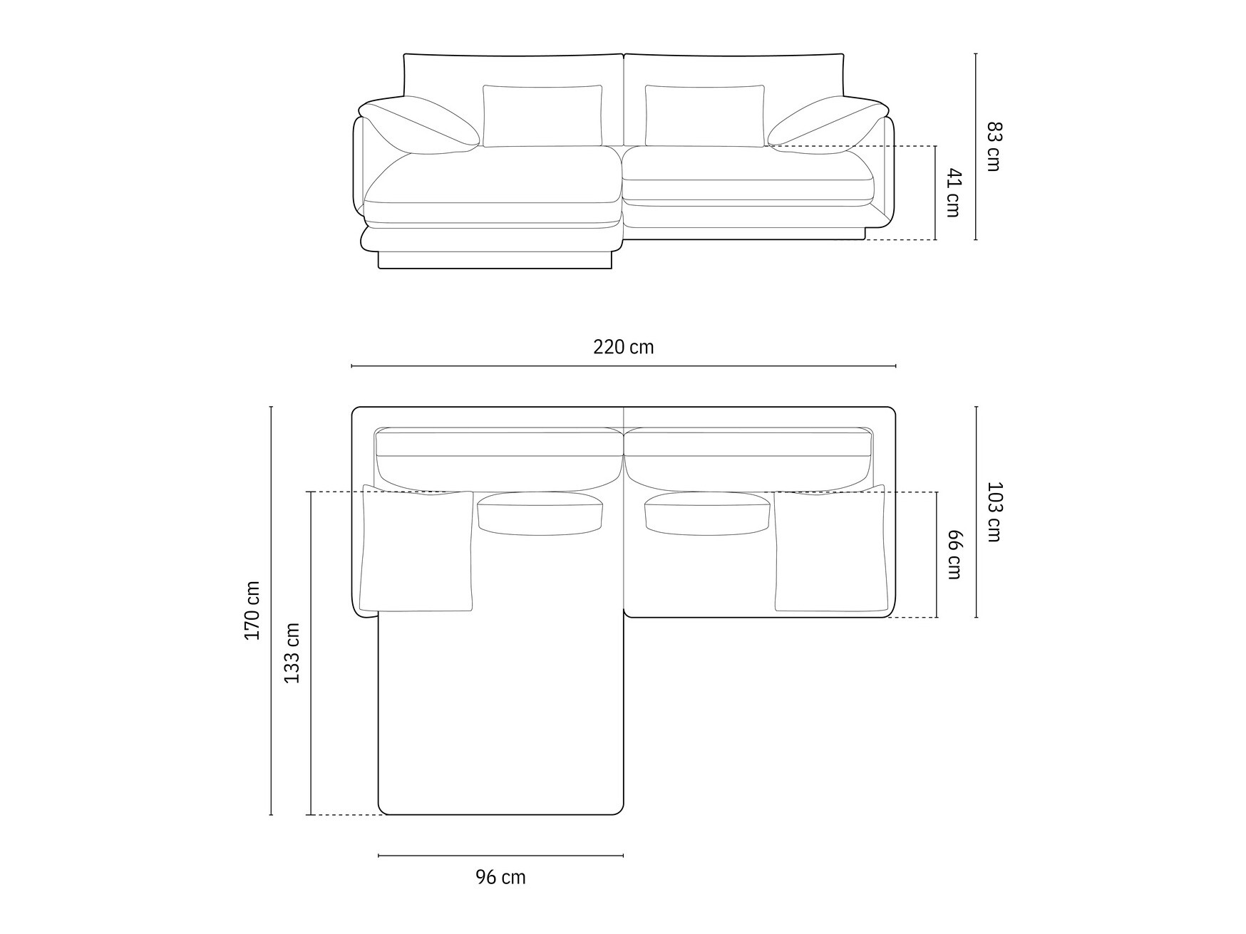 Stūra dīvāns Vernovu 103 (Wind 75)