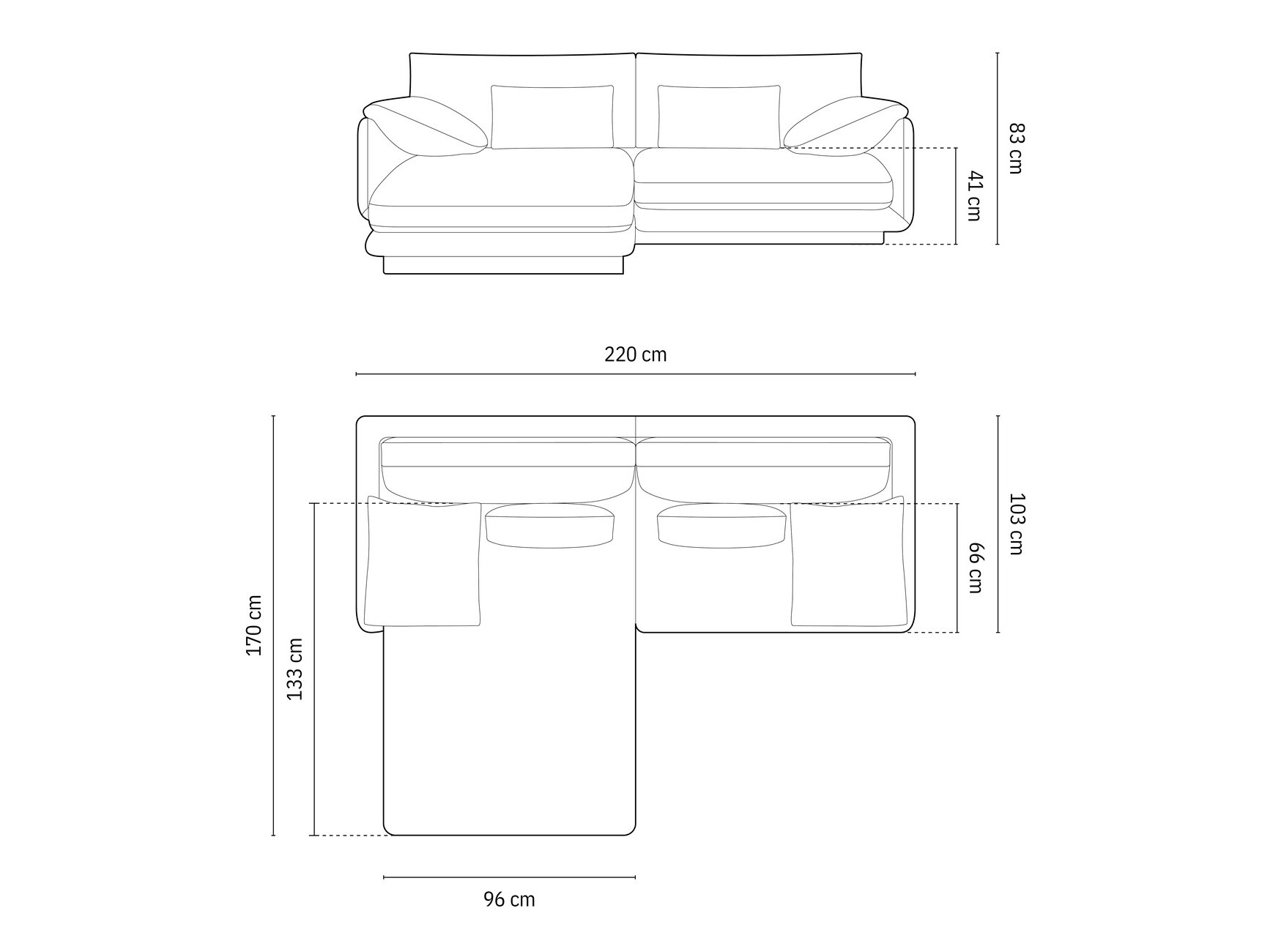 Stūra dīvāns Vernovu 103 (Wind 77)