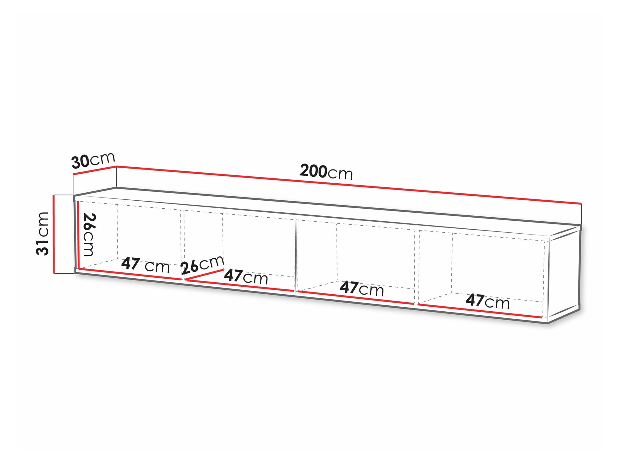 TV galds Calveru 101 (Melns + Votan ozols)