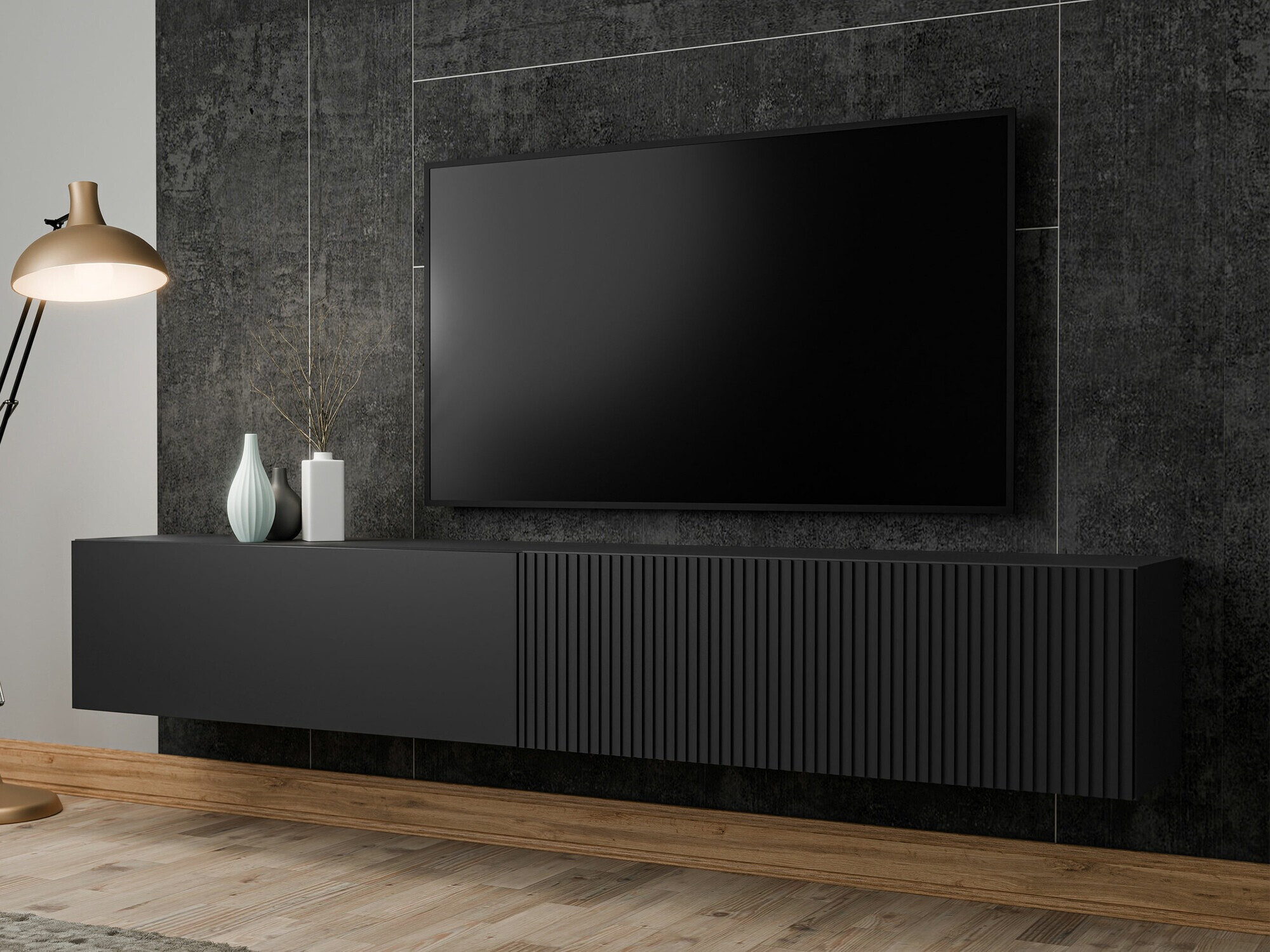 TV galds Calveru 101 (Melns)