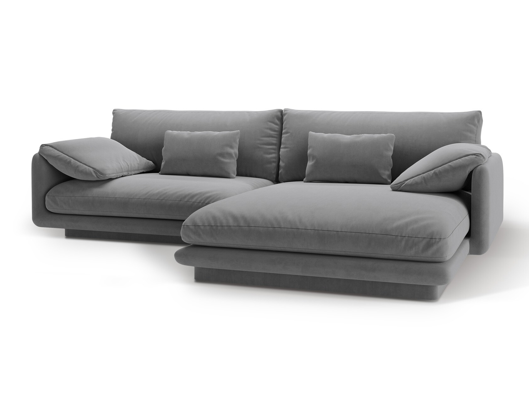 Stūra dīvāns Vernovu 104 (Casino Ash)