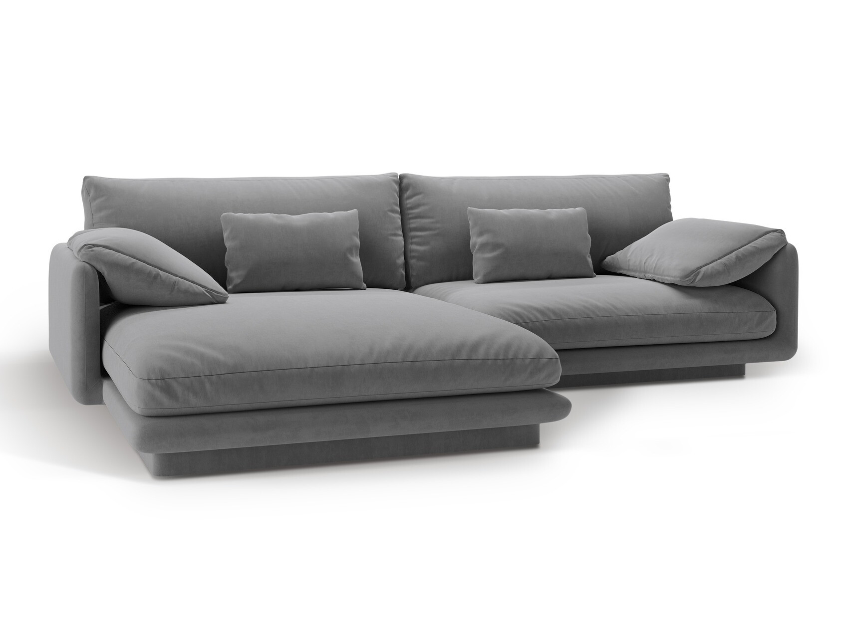 Stūra dīvāns Vernovu 104 (Casino Ash)