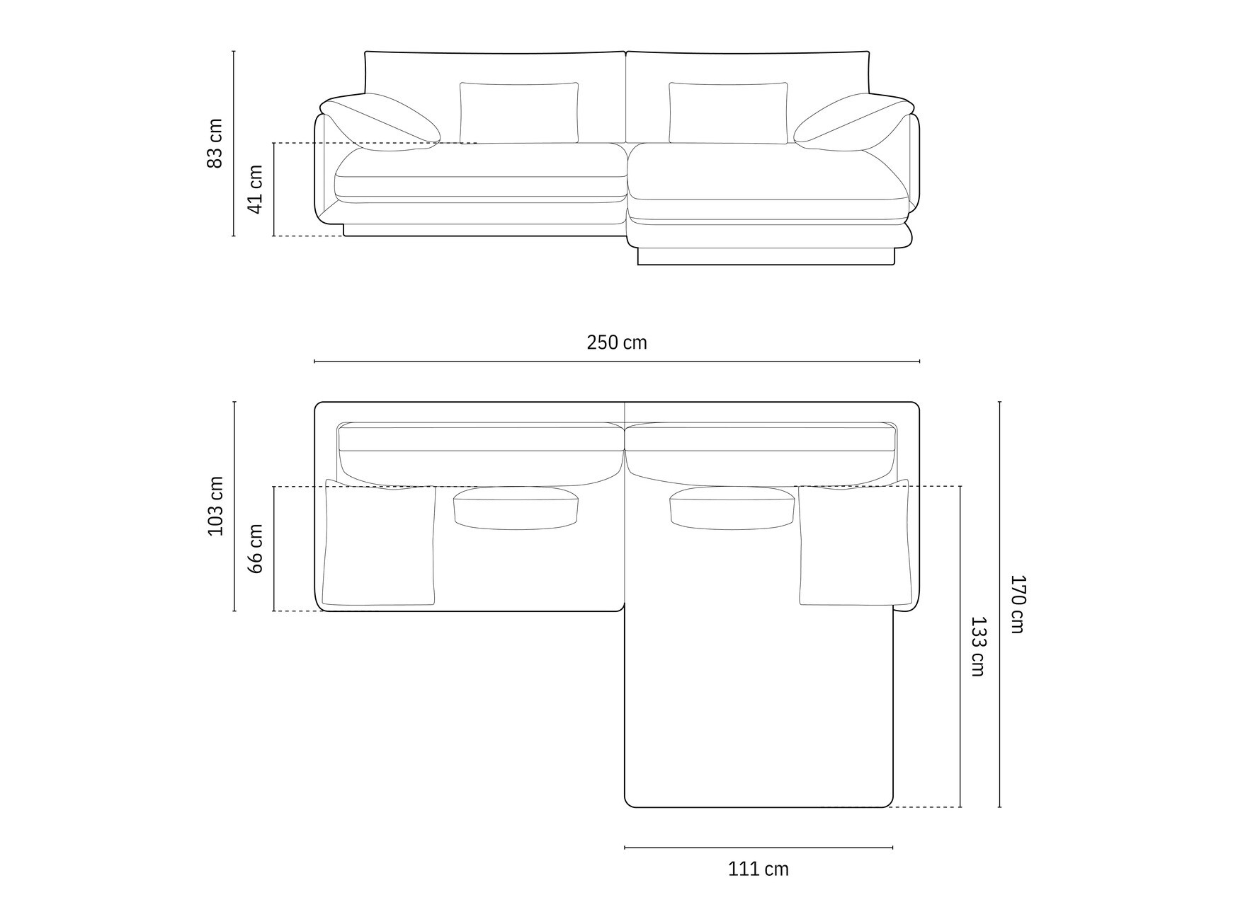 Stūra dīvāns Vernovu 104 (Casino Cuoio)