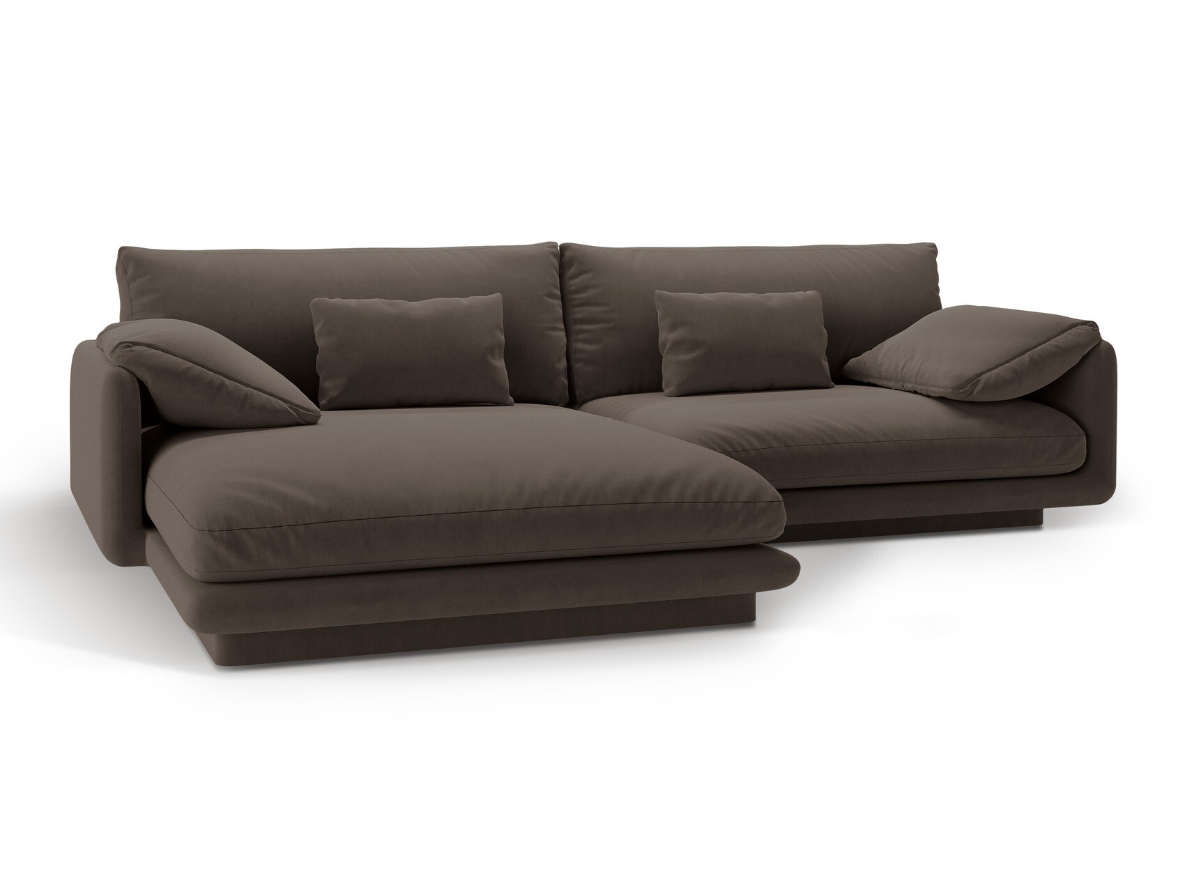 Stūra dīvāns Vernovu 104 (Casino Ebony)