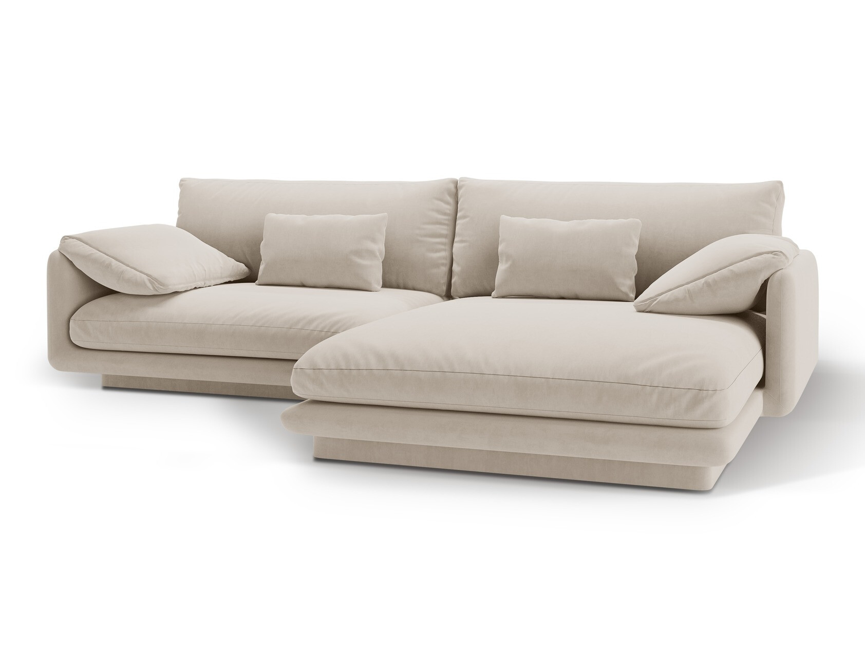 Stūra dīvāns Vernovu 104 (Casino Sand)