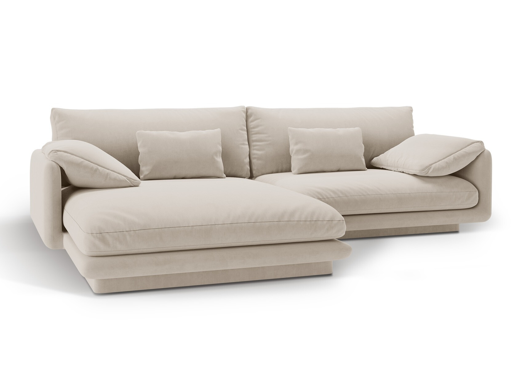 Stūra dīvāns Vernovu 104 (Casino Sand)