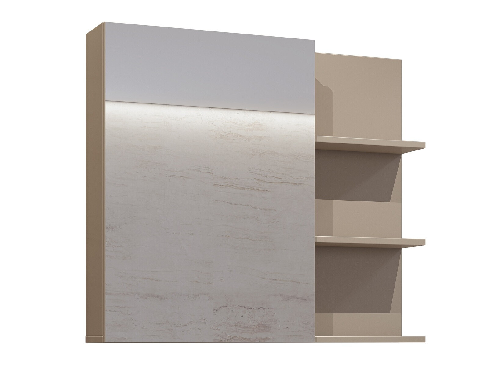 Vannas istabas skapis ar spoguli Tecavu 102 (Congo)