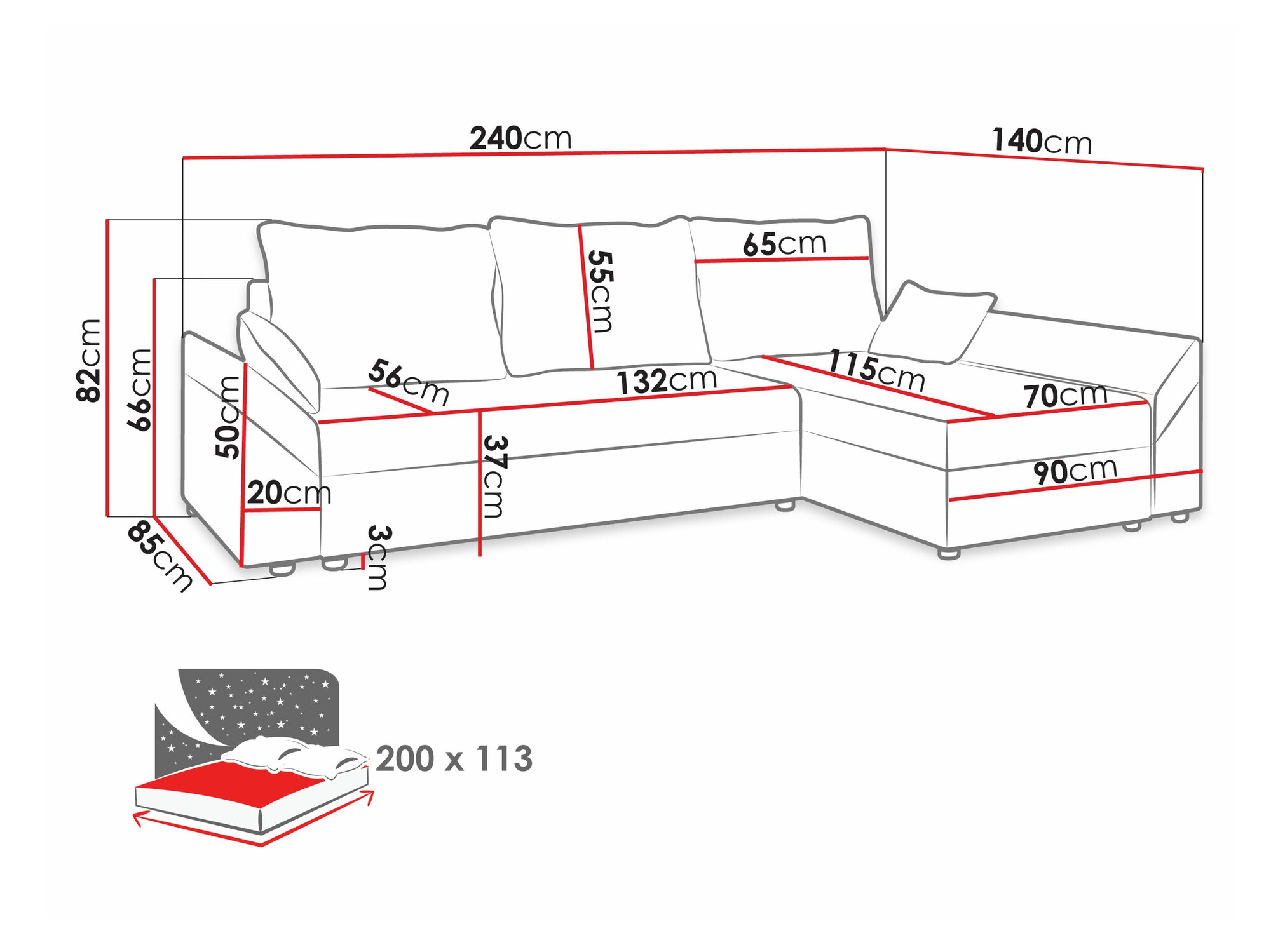 Stūra dīvāns Memphis 104 (Mikrofaza 0009 + Mikrofaza 0010)