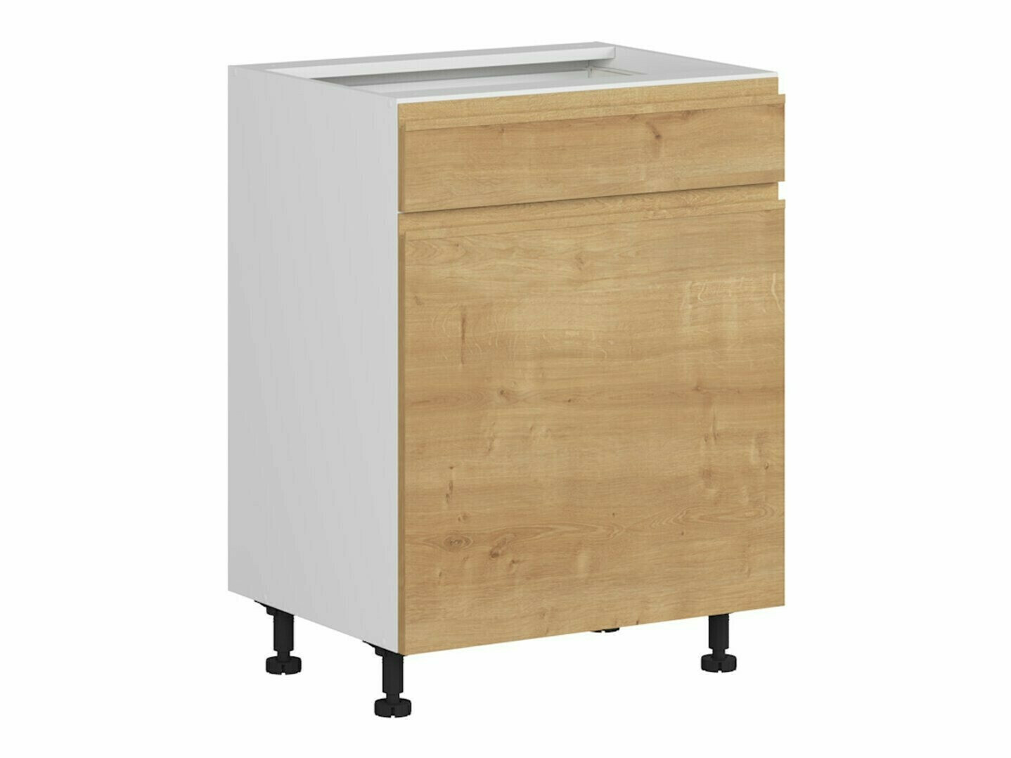 Модульный шкафчик с выдвижным ящиком и дверцами Soli Oak 105