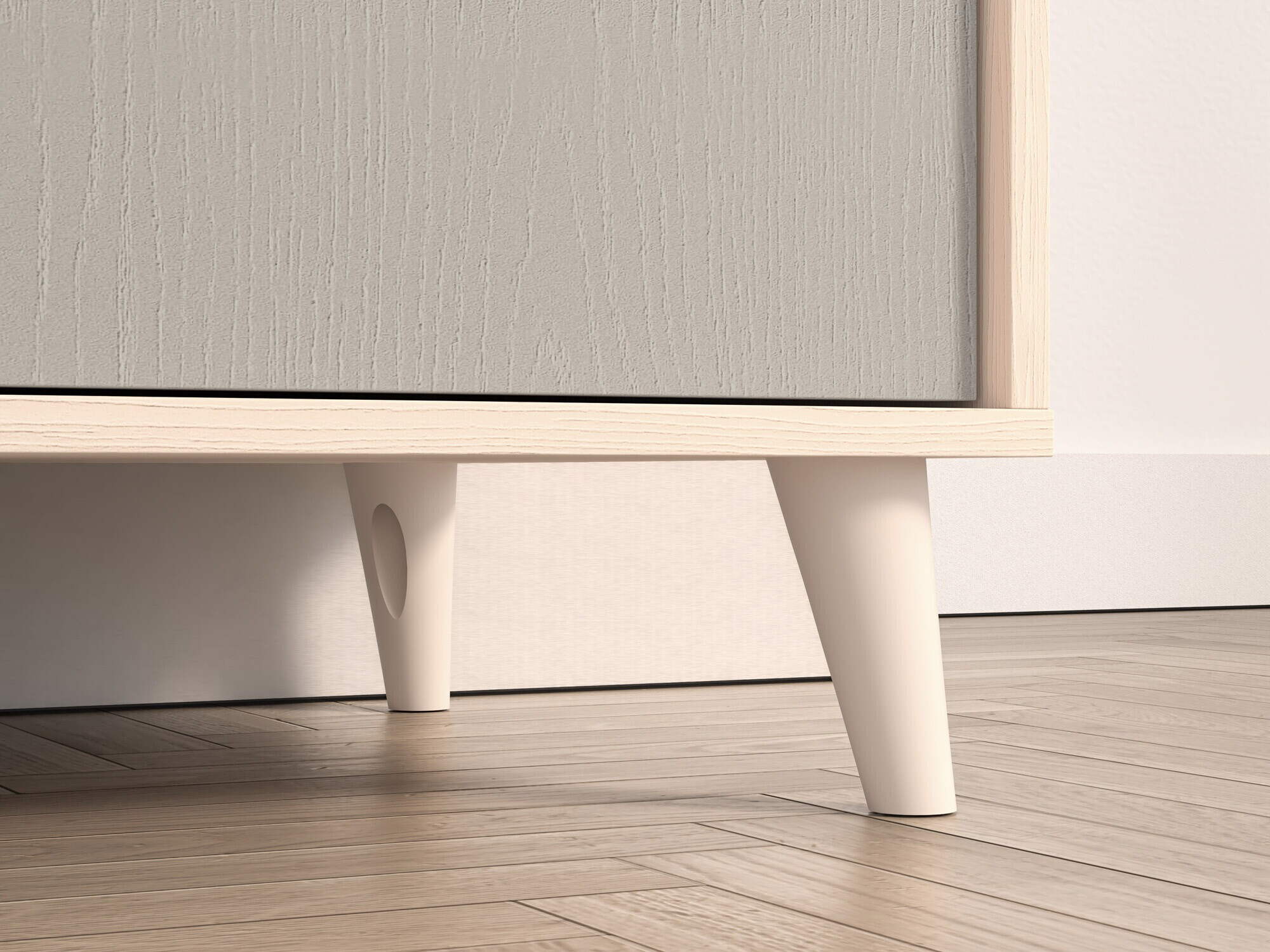 Skapis Tortoli 101 (Pelēks)