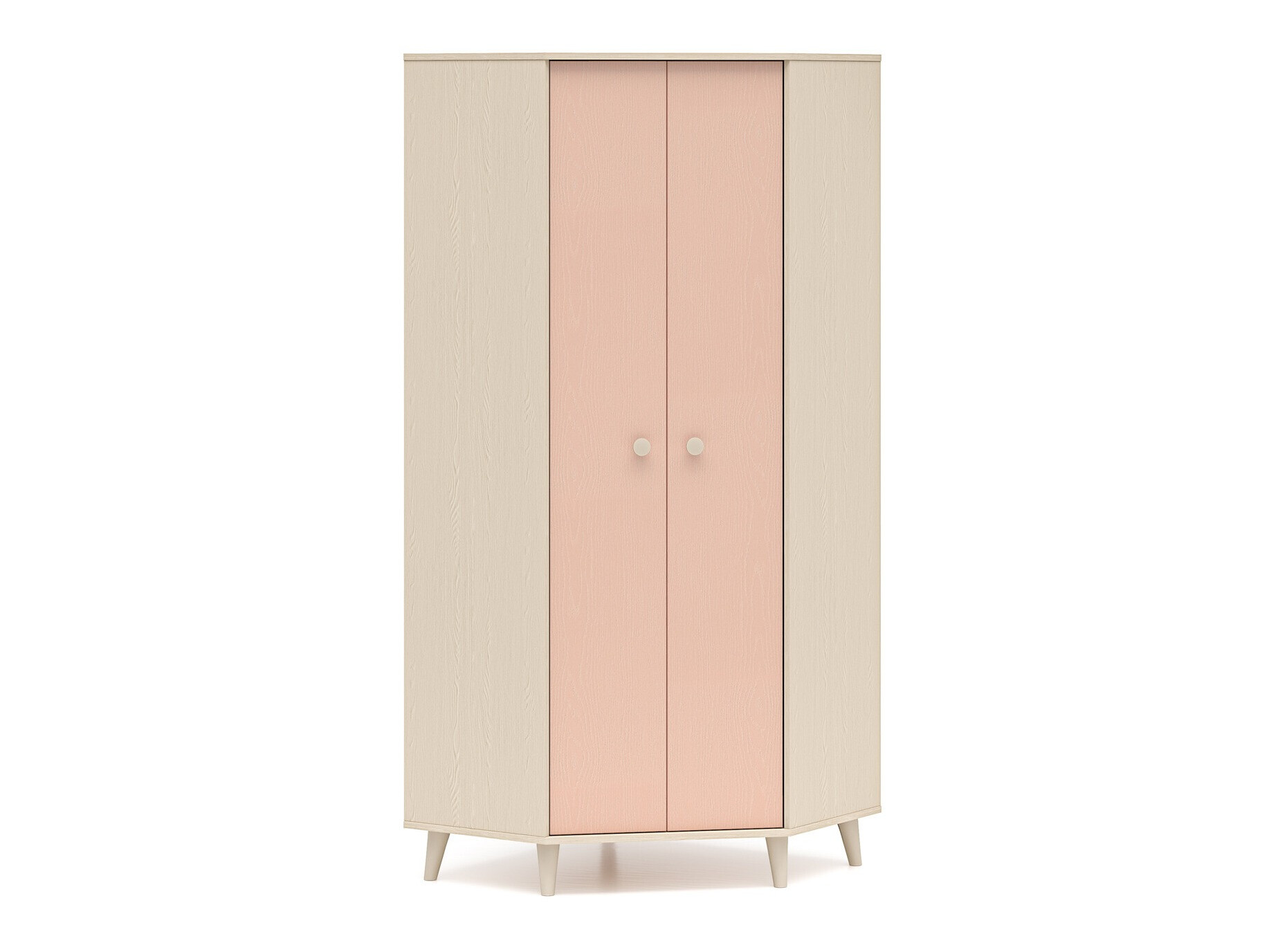 Угловой шкаф Tortoli 100 (Розовый)