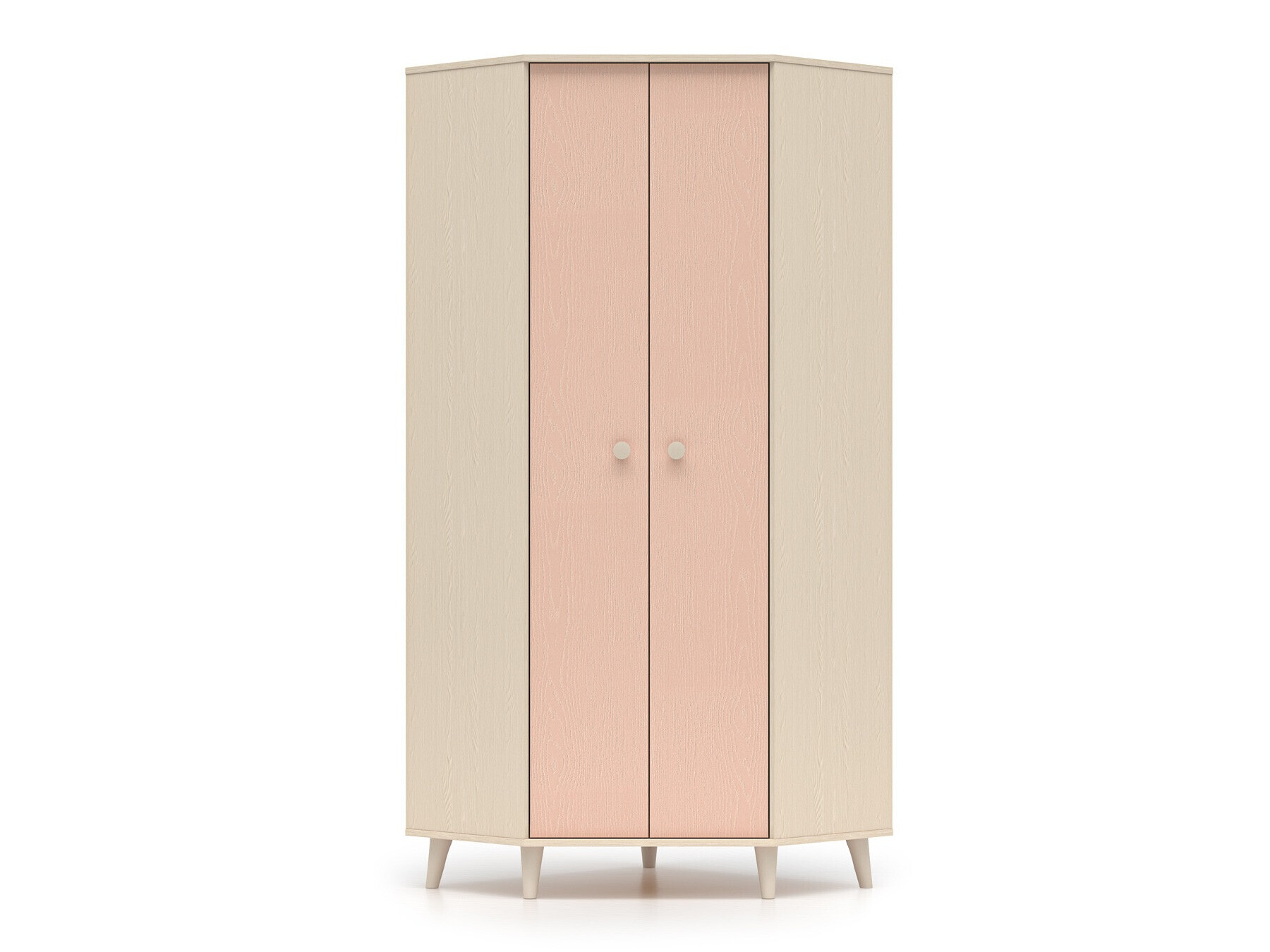 Угловой шкаф Tortoli 100 (Розовый)