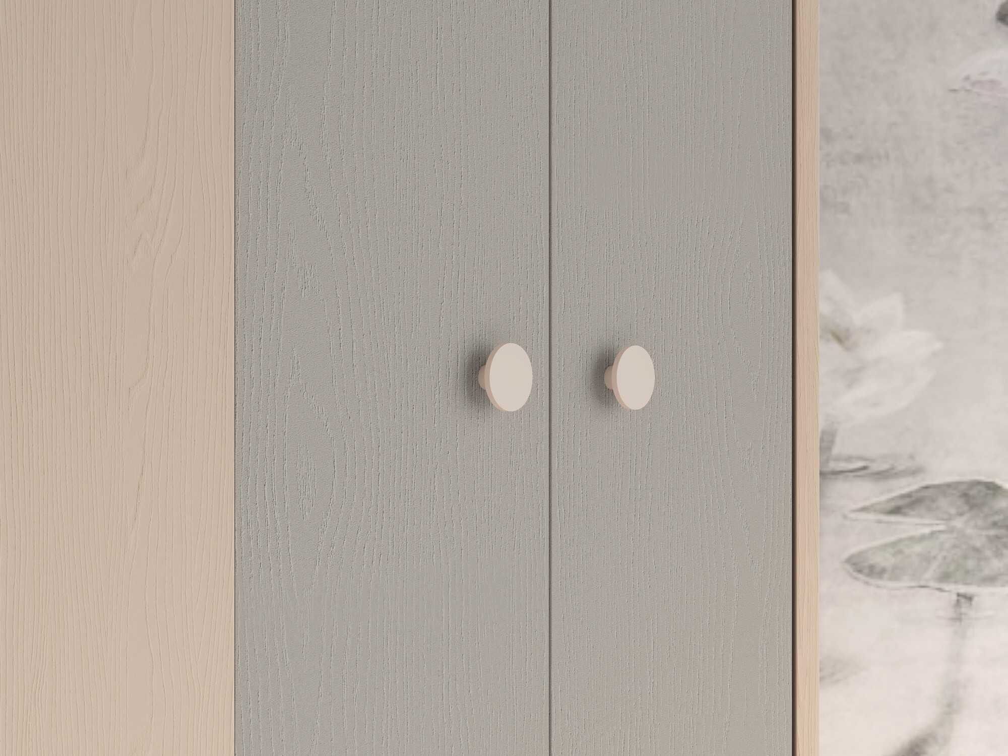 Угловой шкаф Tortoli 100 (Серый)