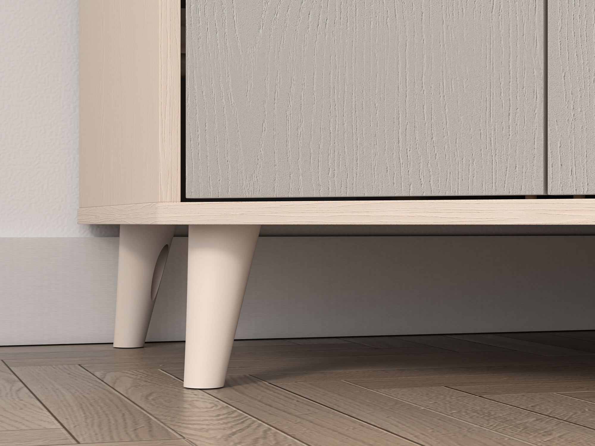 Угловой шкаф Tortoli 100 (Серый)