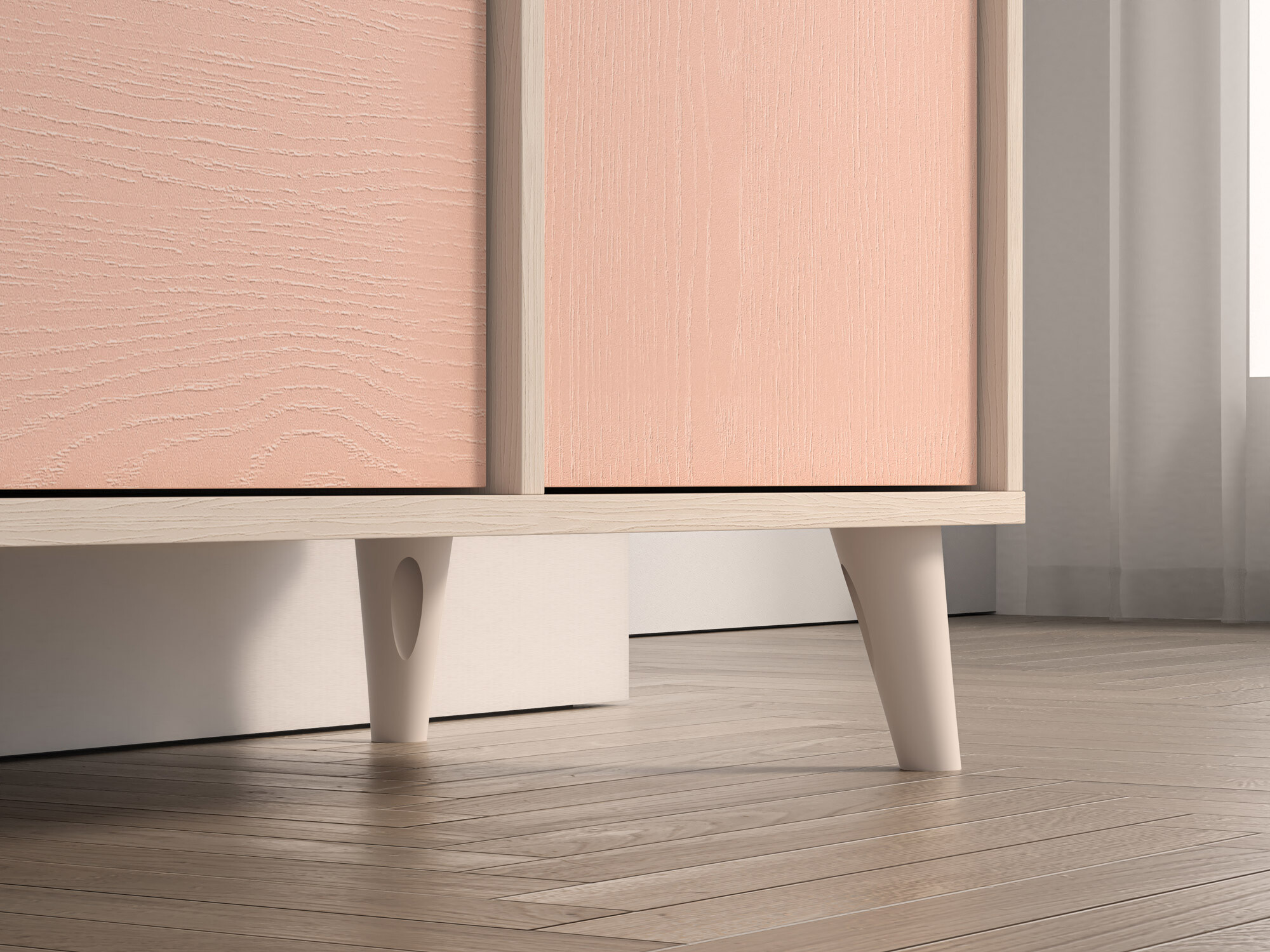 Kомод Tortoli 104 (Розовый)