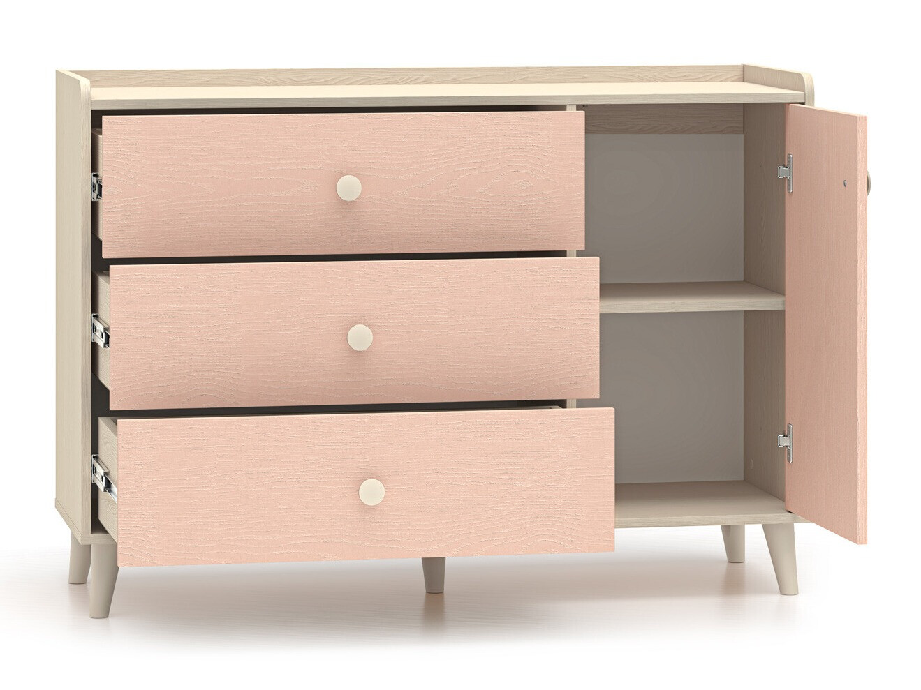 Kомод Tortoli 104 (Розовый)