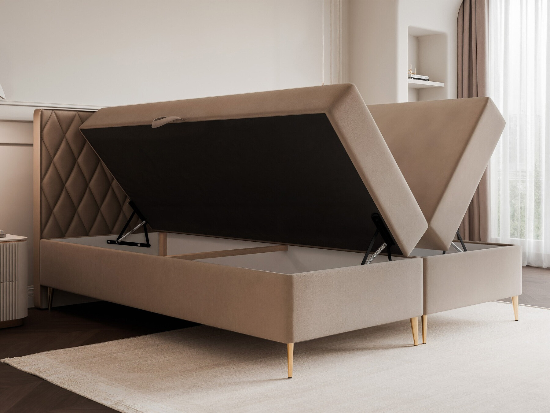 Континентальная кровать Martinez 110 (Magic Velvet 2225)