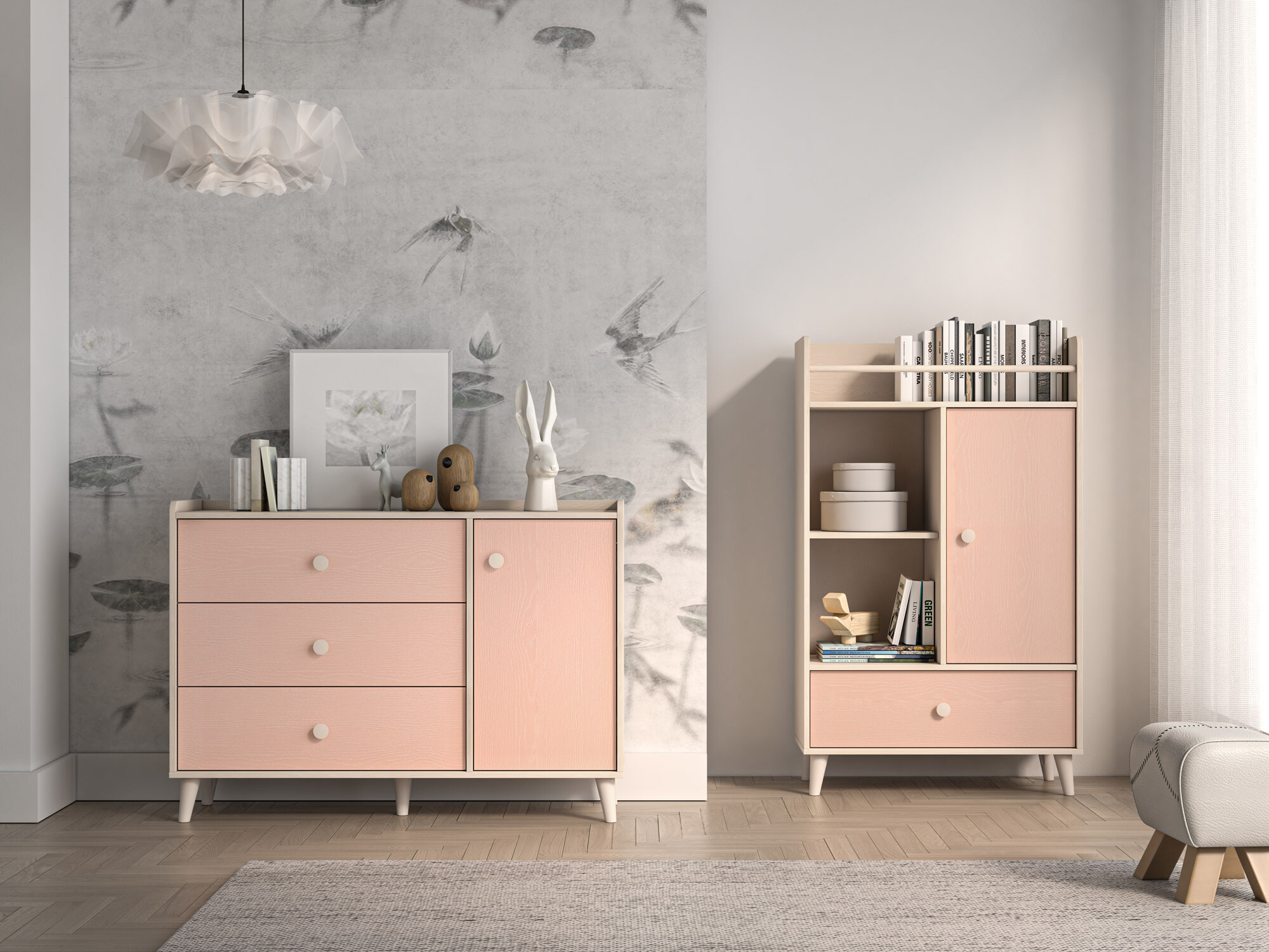 Kumode Tortoli 104 (Tumši rozā)