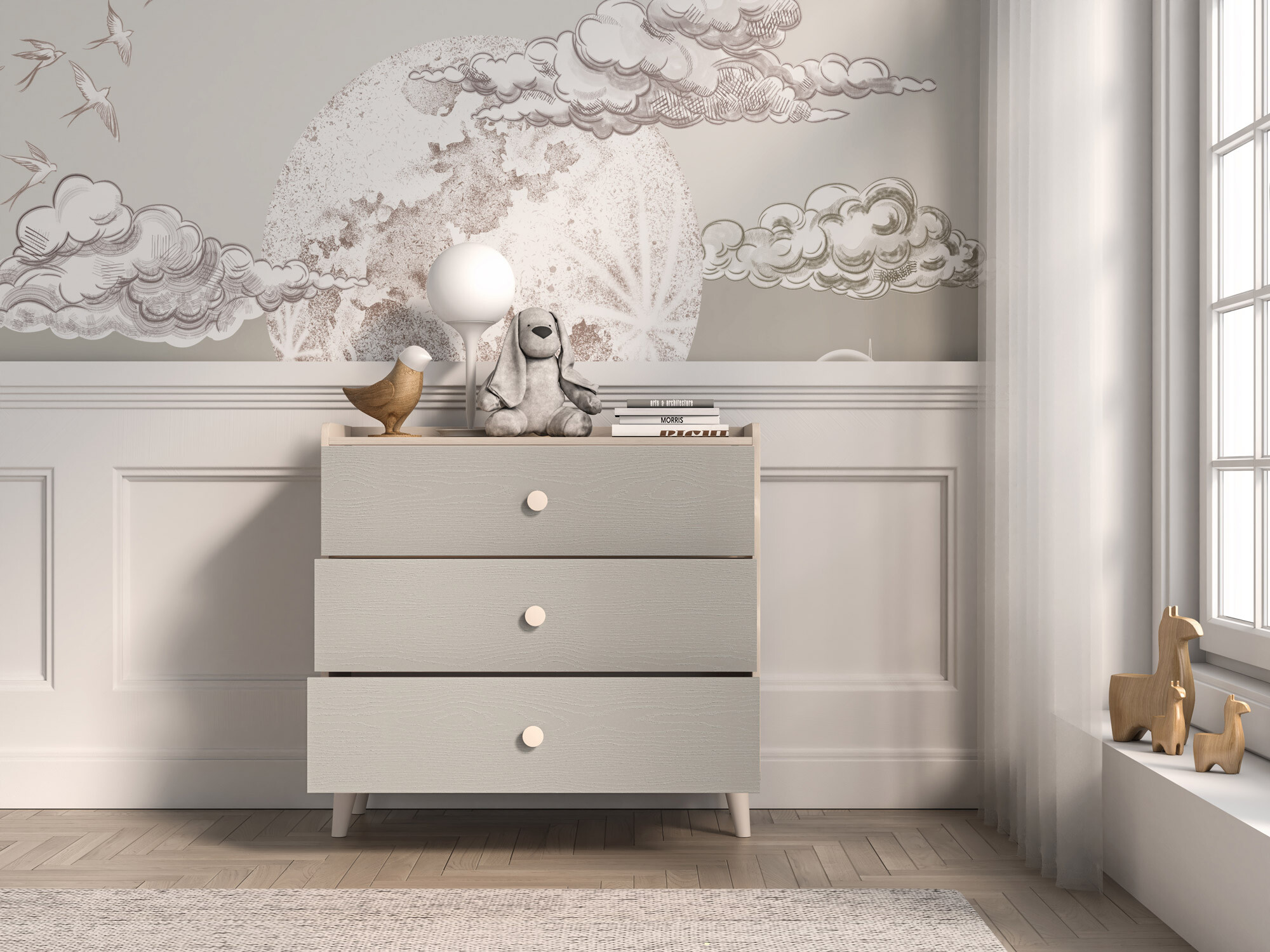 Kumode Tortoli 105 (Pelēks)