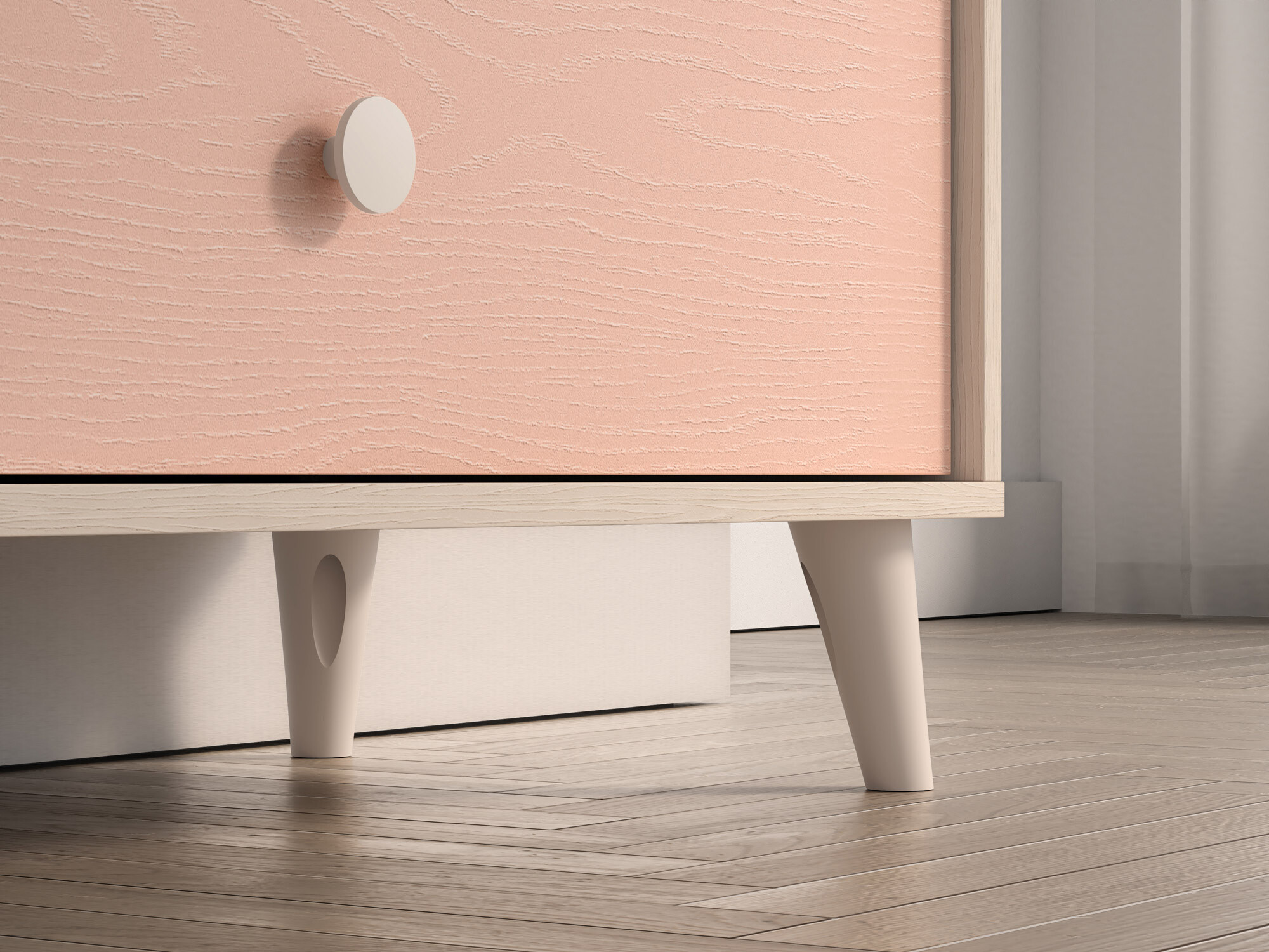 Kumode Tortoli 105 (Tumši rozā)