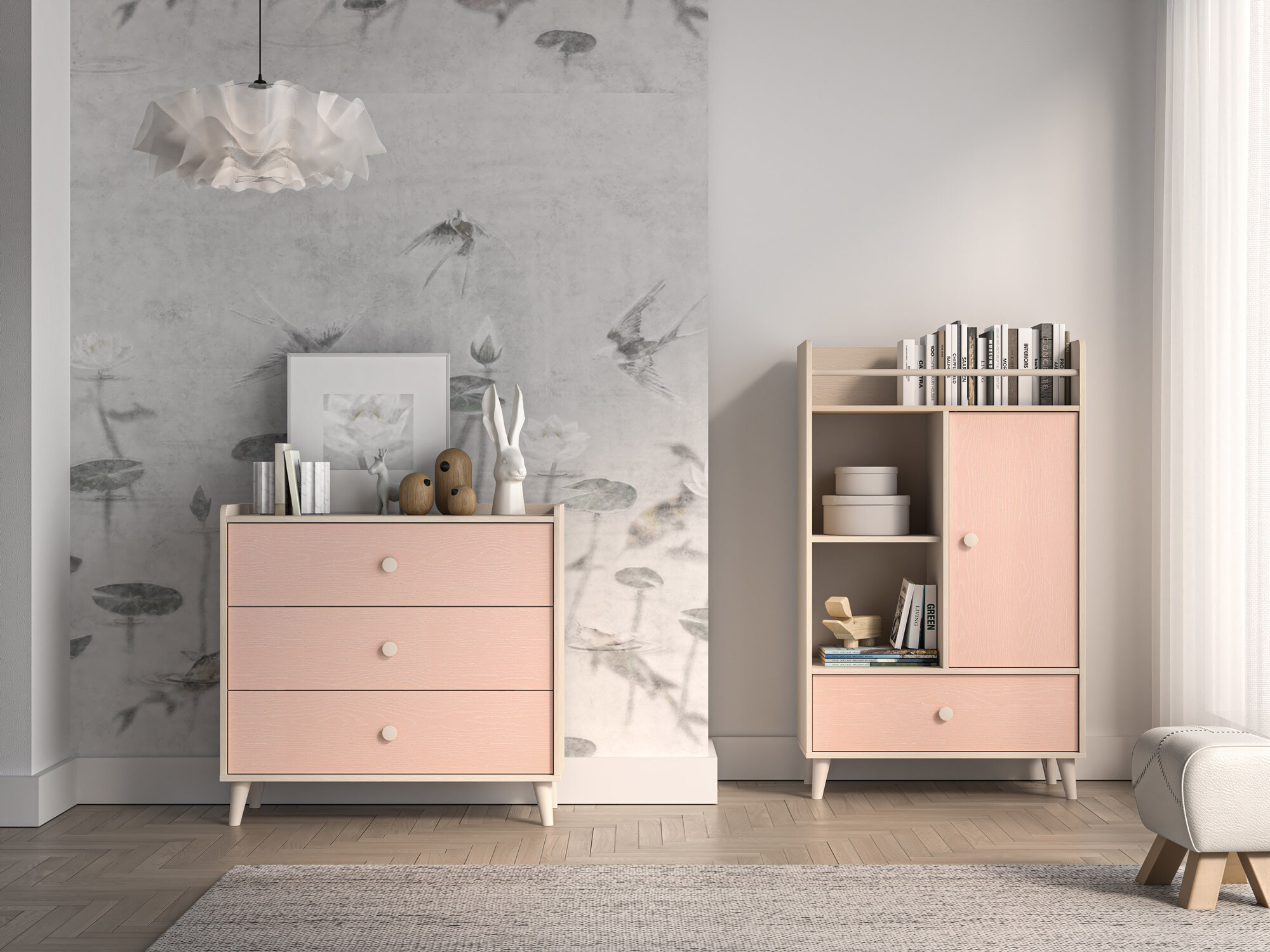 Kumode Tortoli 105 (Tumši rozā)