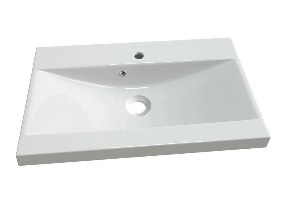 Набор для ванной комнаты Sarasota 123 (Белый + Глянцевый серый)