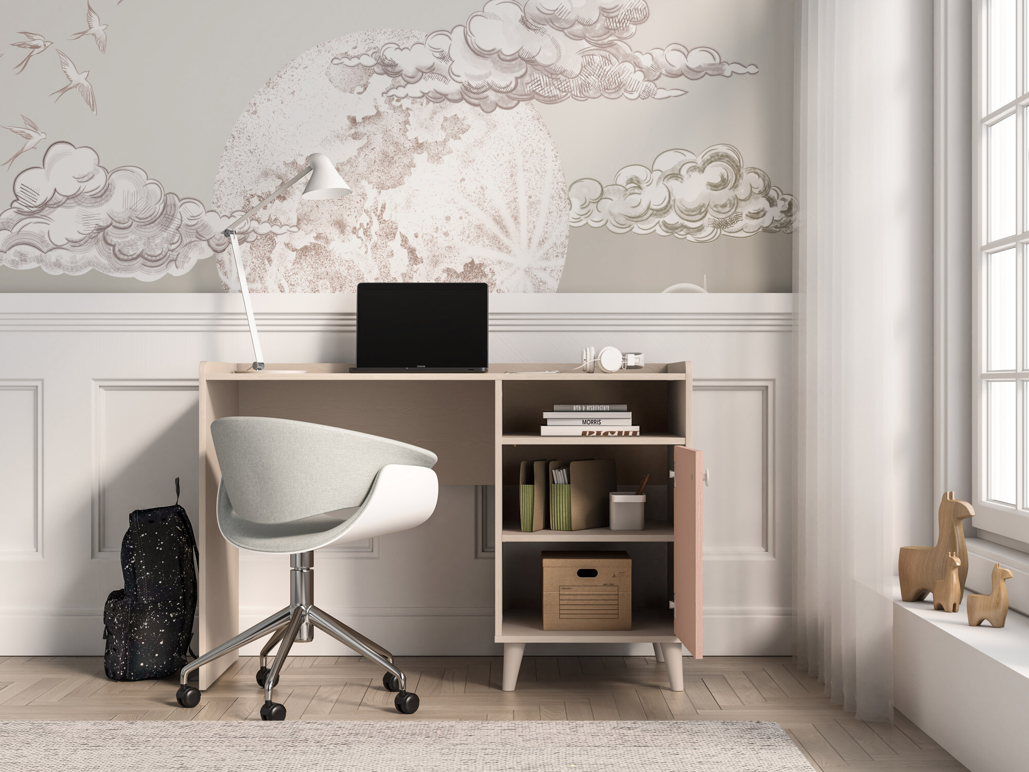 Письменный cтол Tortoli 106 (Розовый)