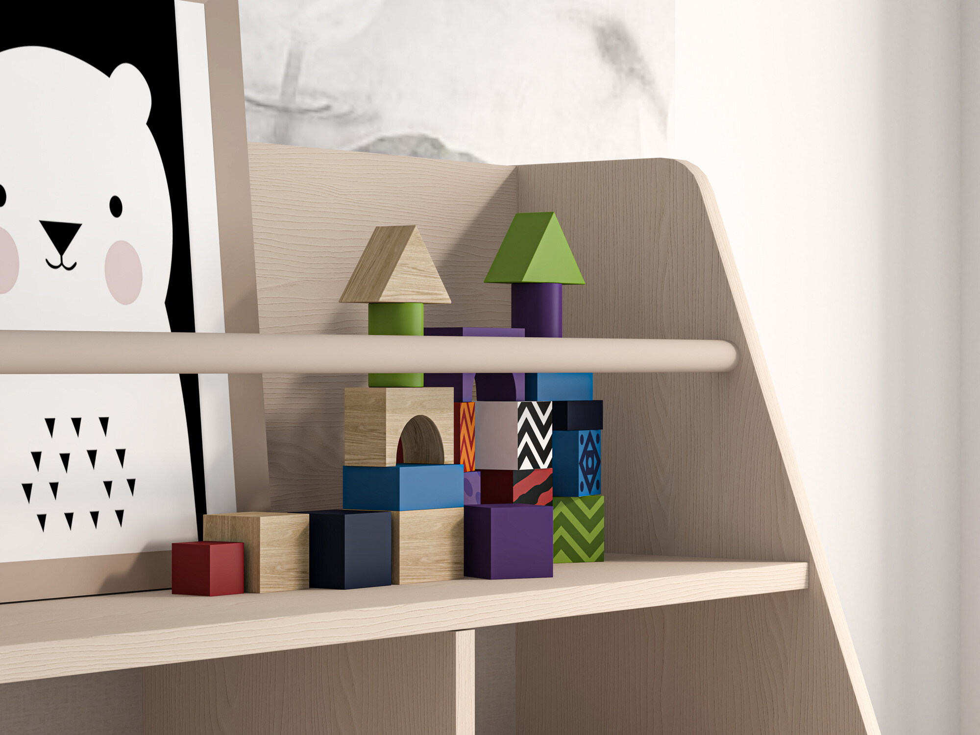 Plaukts Tortoli 107 (Tumši rozā)