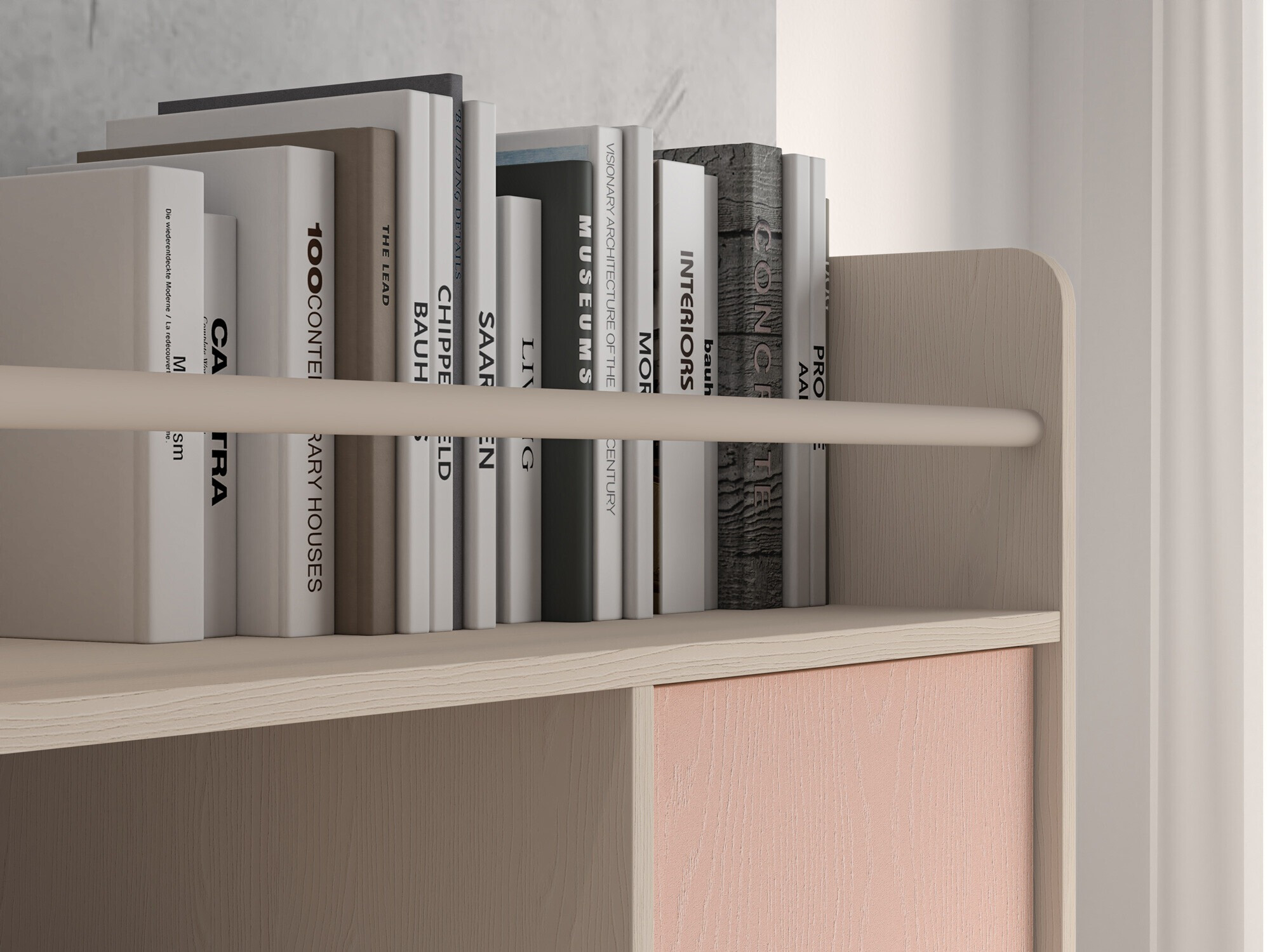 Skapis Tortoli 103 (Tumši rozā)