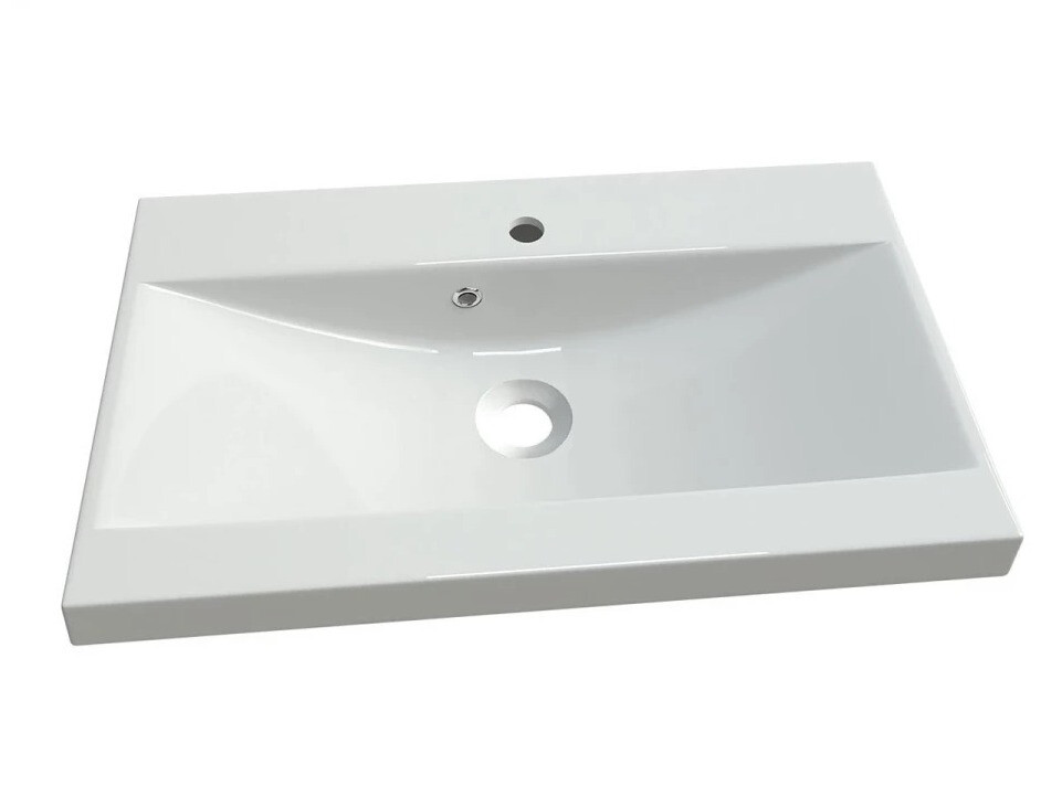 Vannas komplekts Sarasota 123 (Votan ozols + Glancēts balts)