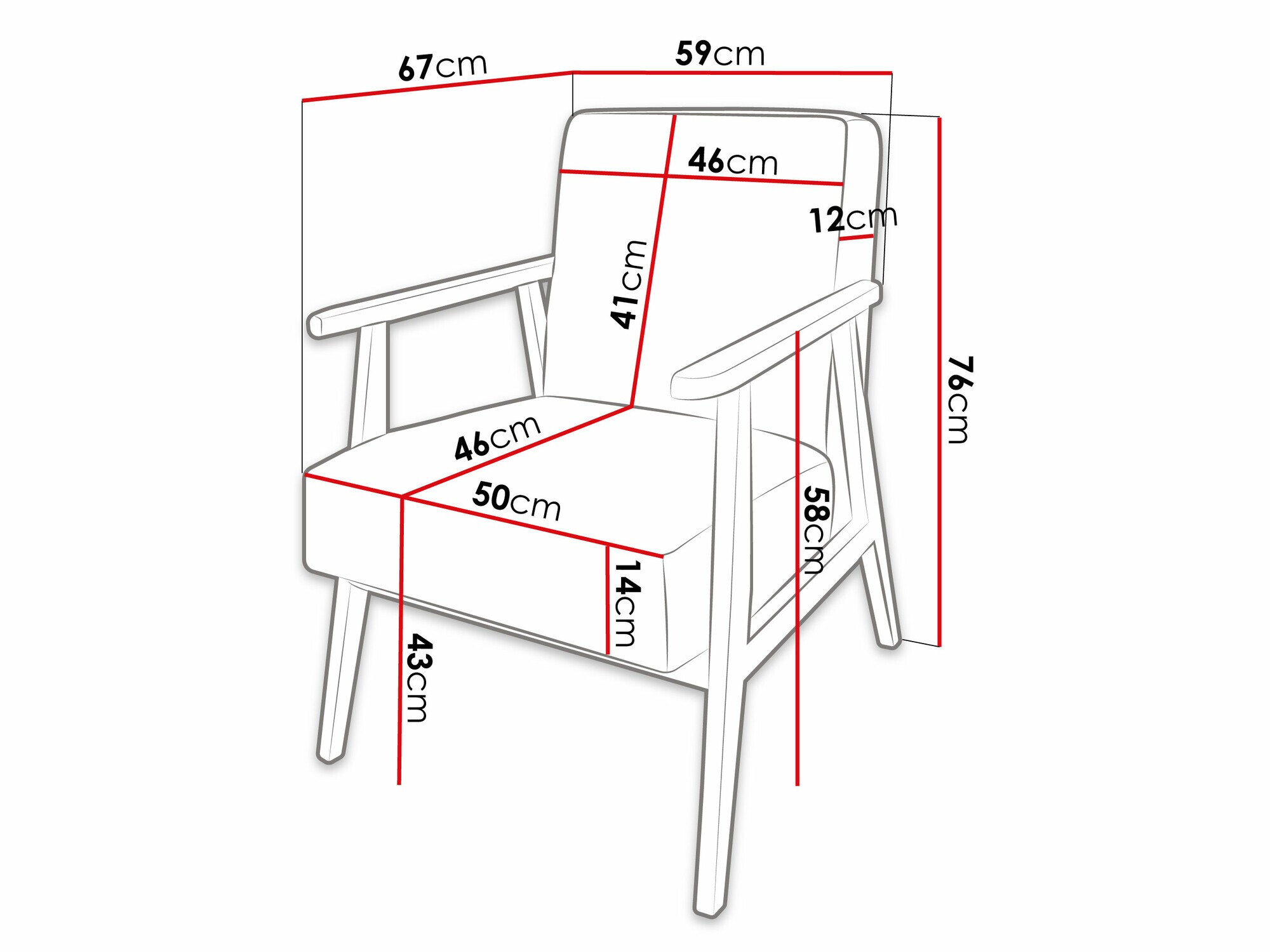 Кресло Clovis 100 (Poso 22)