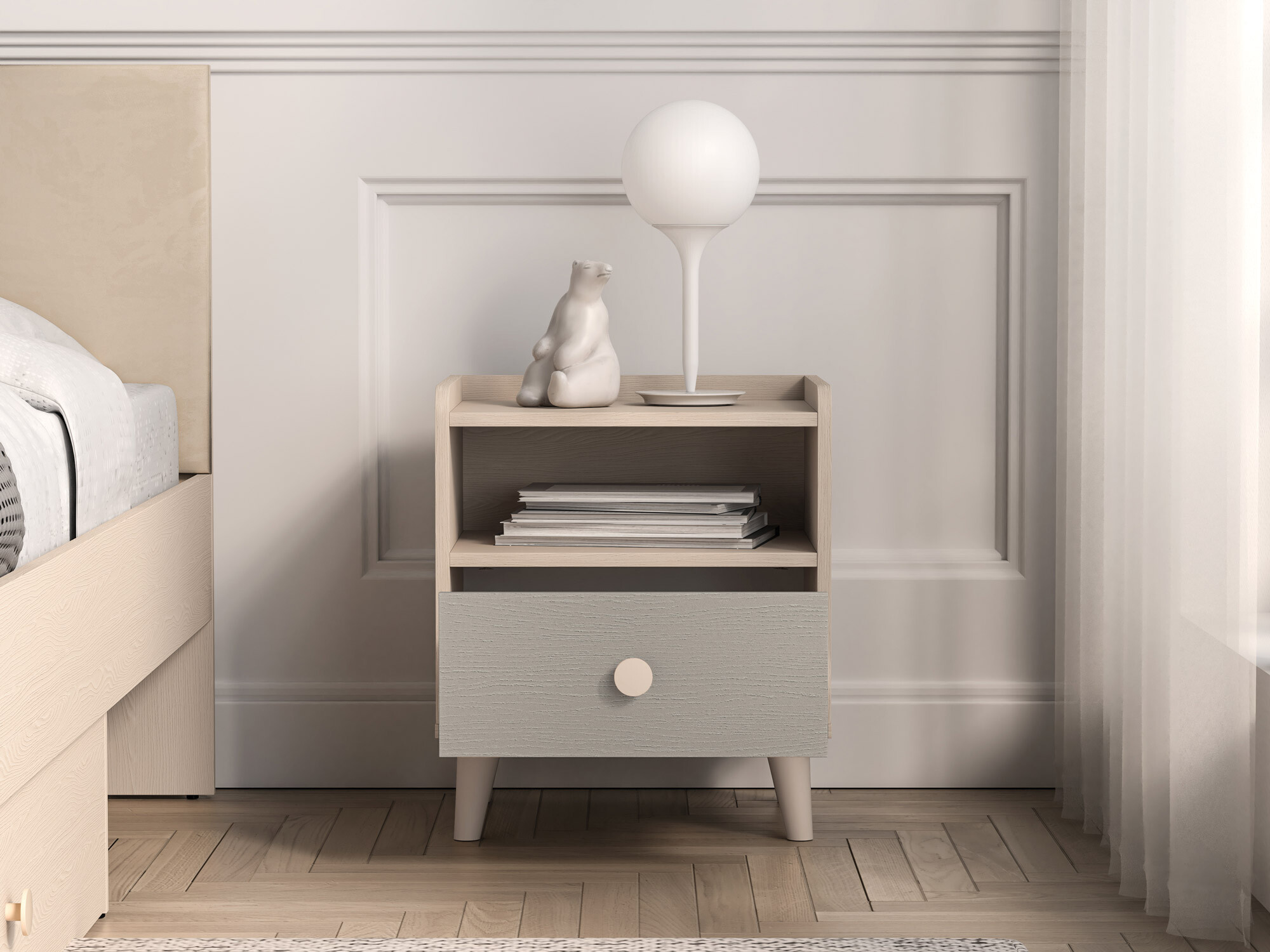 Naktsgaldiņš Tortoli 108 (Pelēks)