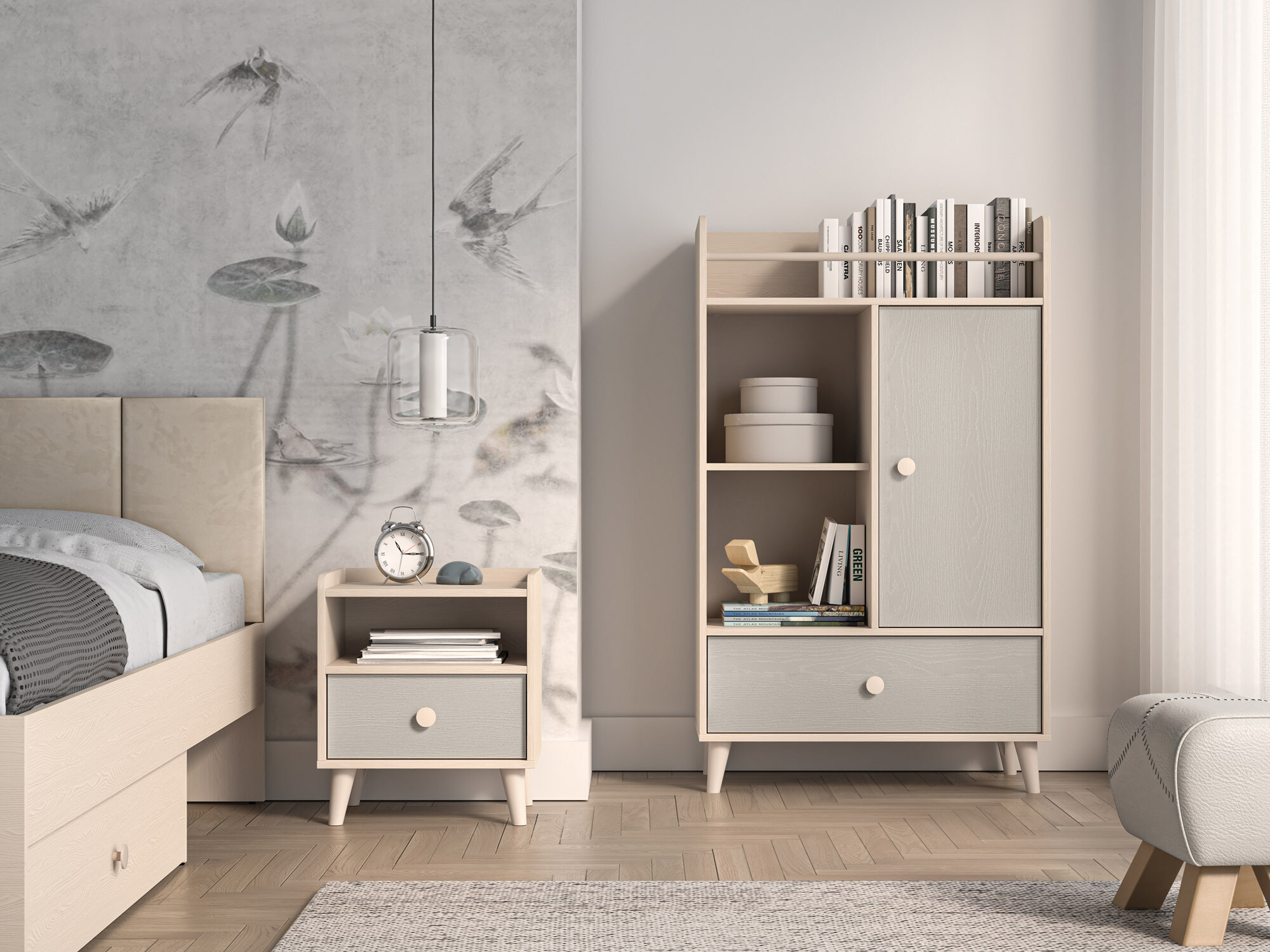 Naktsgaldiņš Tortoli 108 (Pelēks)