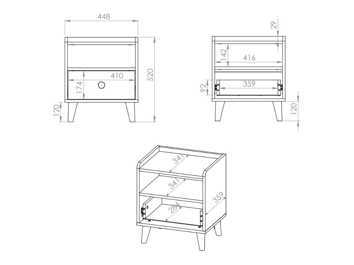 Naktsgaldiņš Tortoli 108 (Tumši rozā)