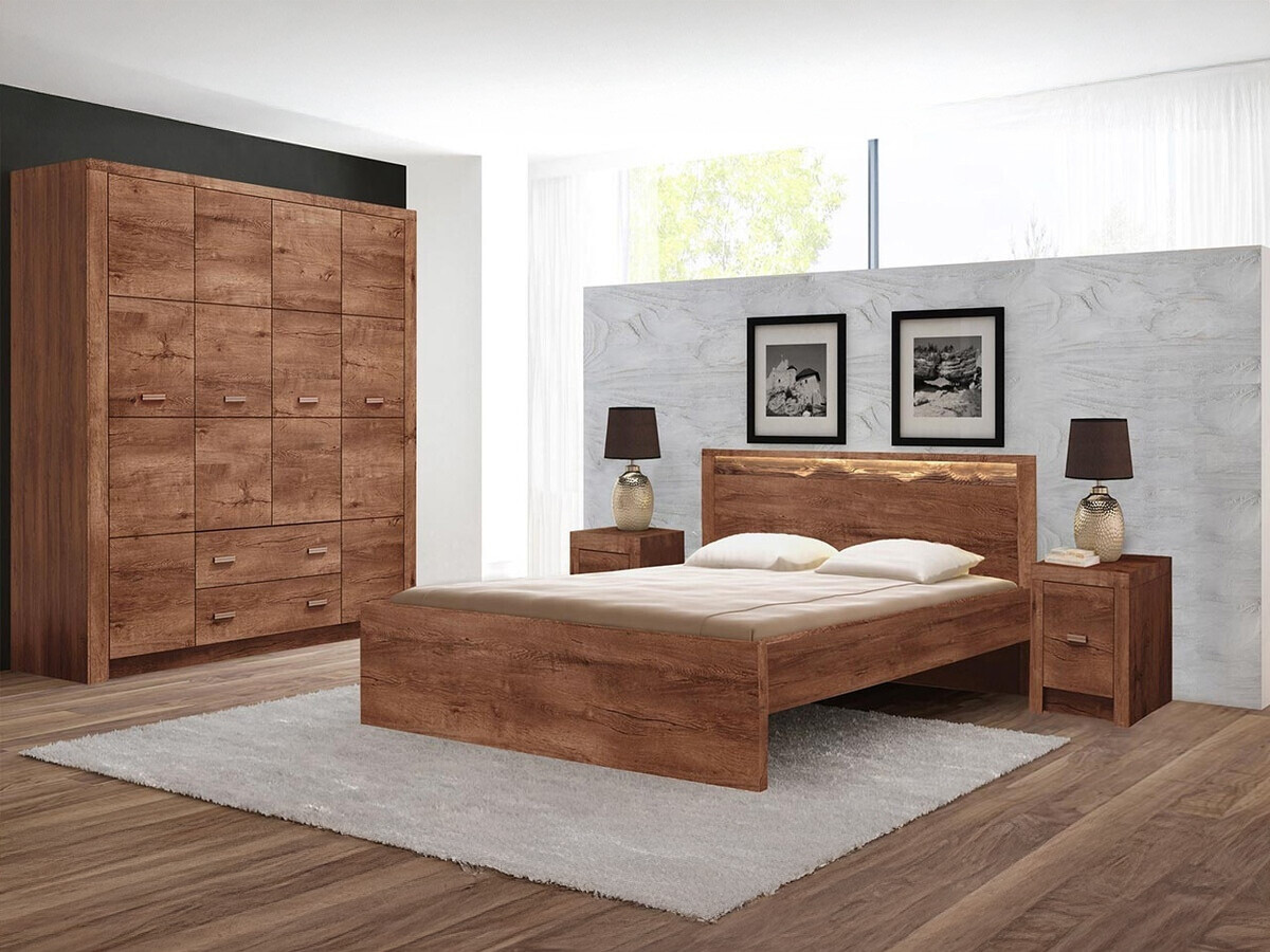 Спальный гарнитур Serfeno 120 (Ясень)