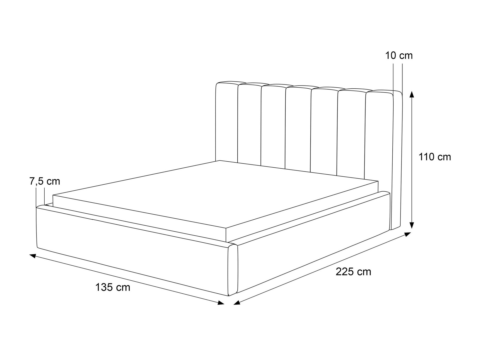 Кровать Martinez 112 (Magic Velvet 2219)