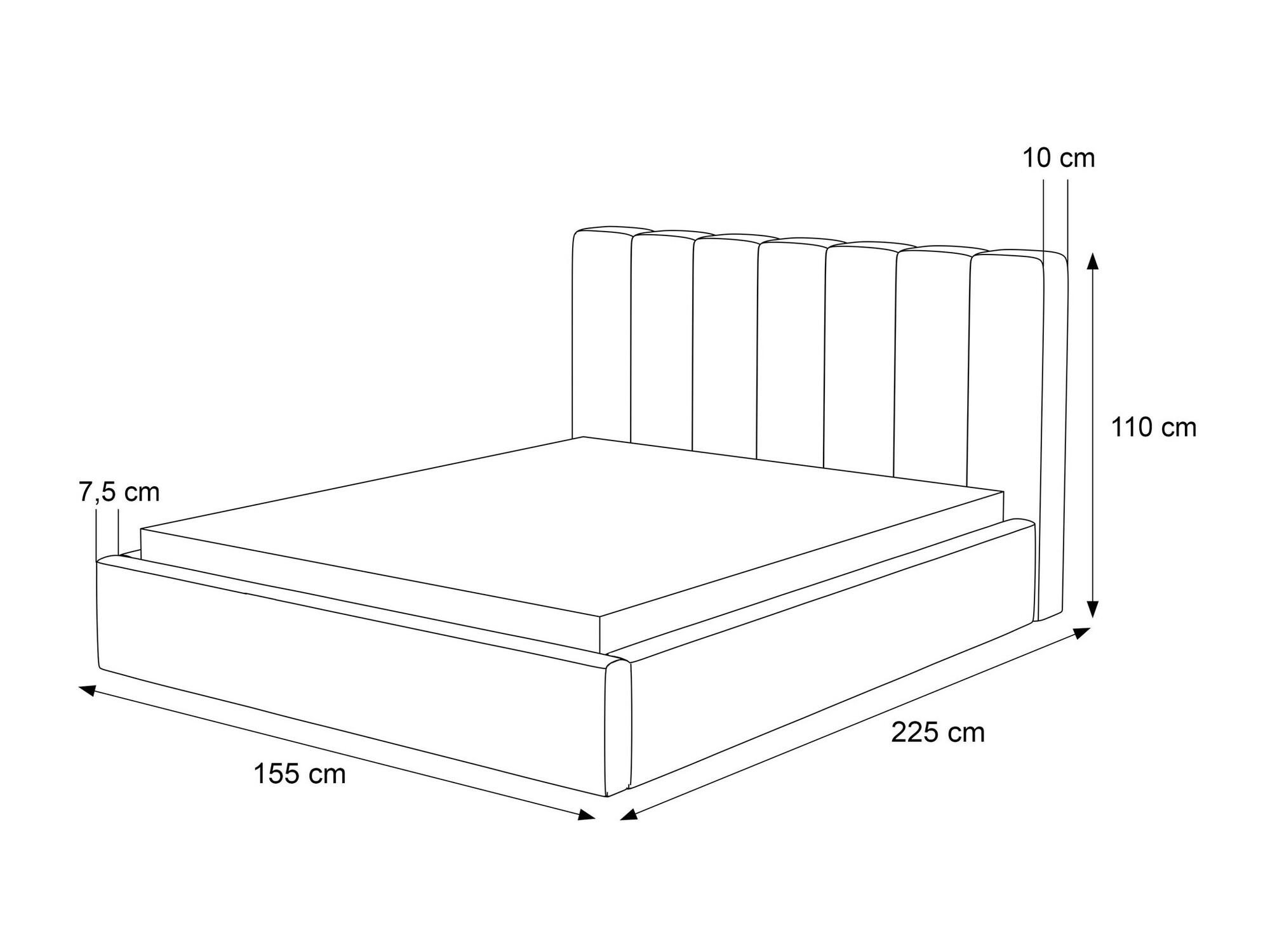 Кровать Martinez 112 (Magic Velvet 2219)