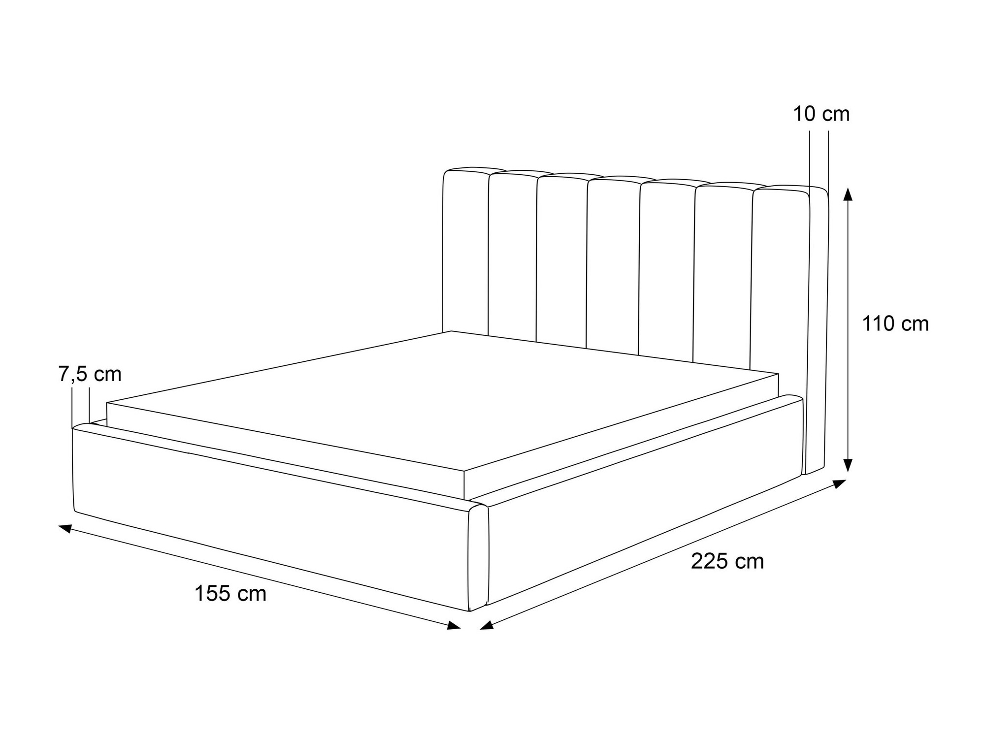 Кровать Martinez 112 (Magic Velvet 2219)