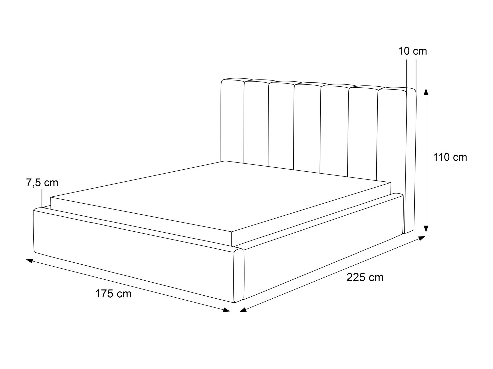 Кровать Martinez 112 (Magic Velvet 2219)