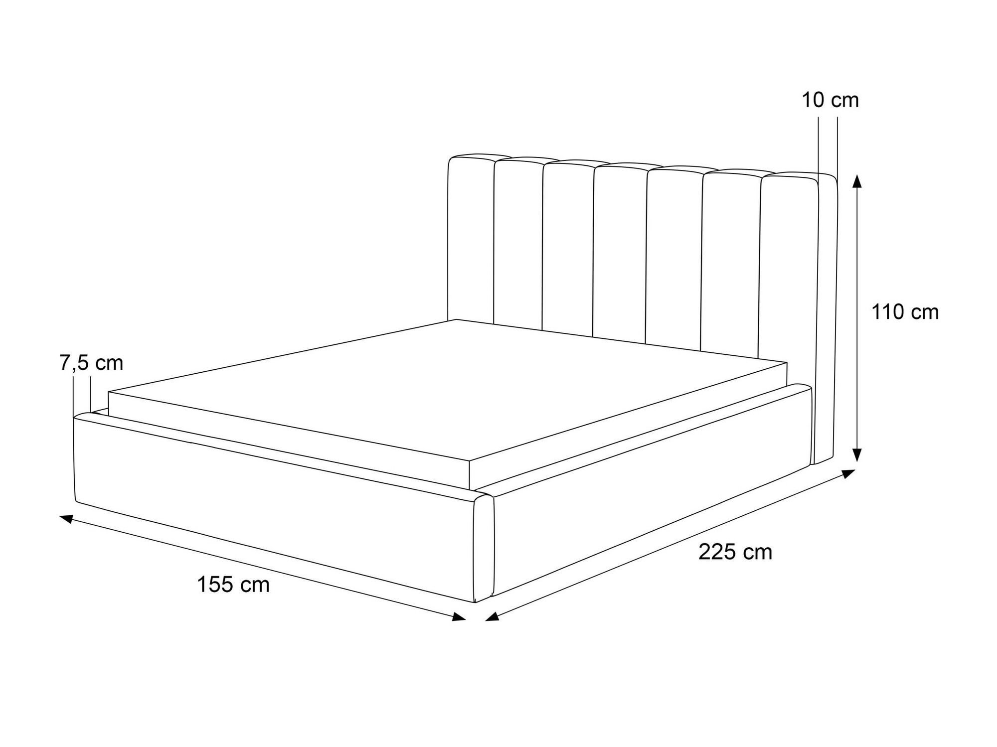 Кровать Martinez 112 (Magic Velvet 2256)